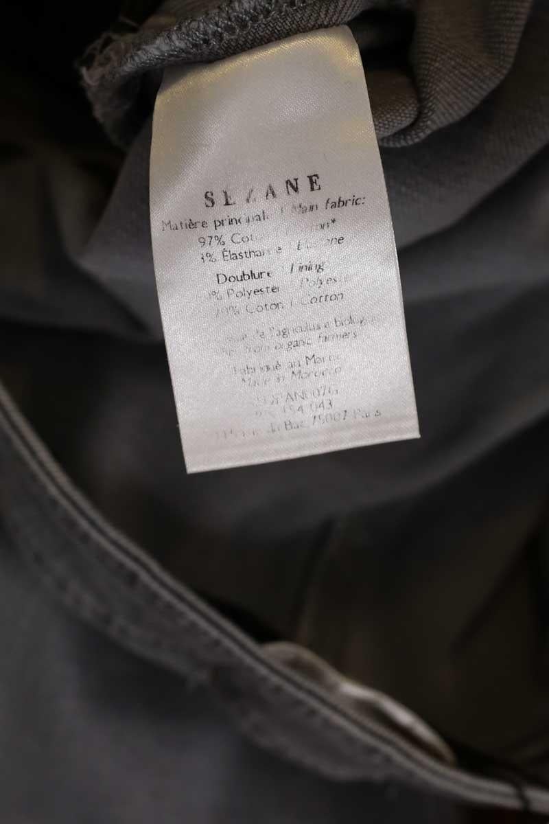 Cotton skinny jeans SEZANE - Seconde main Grey