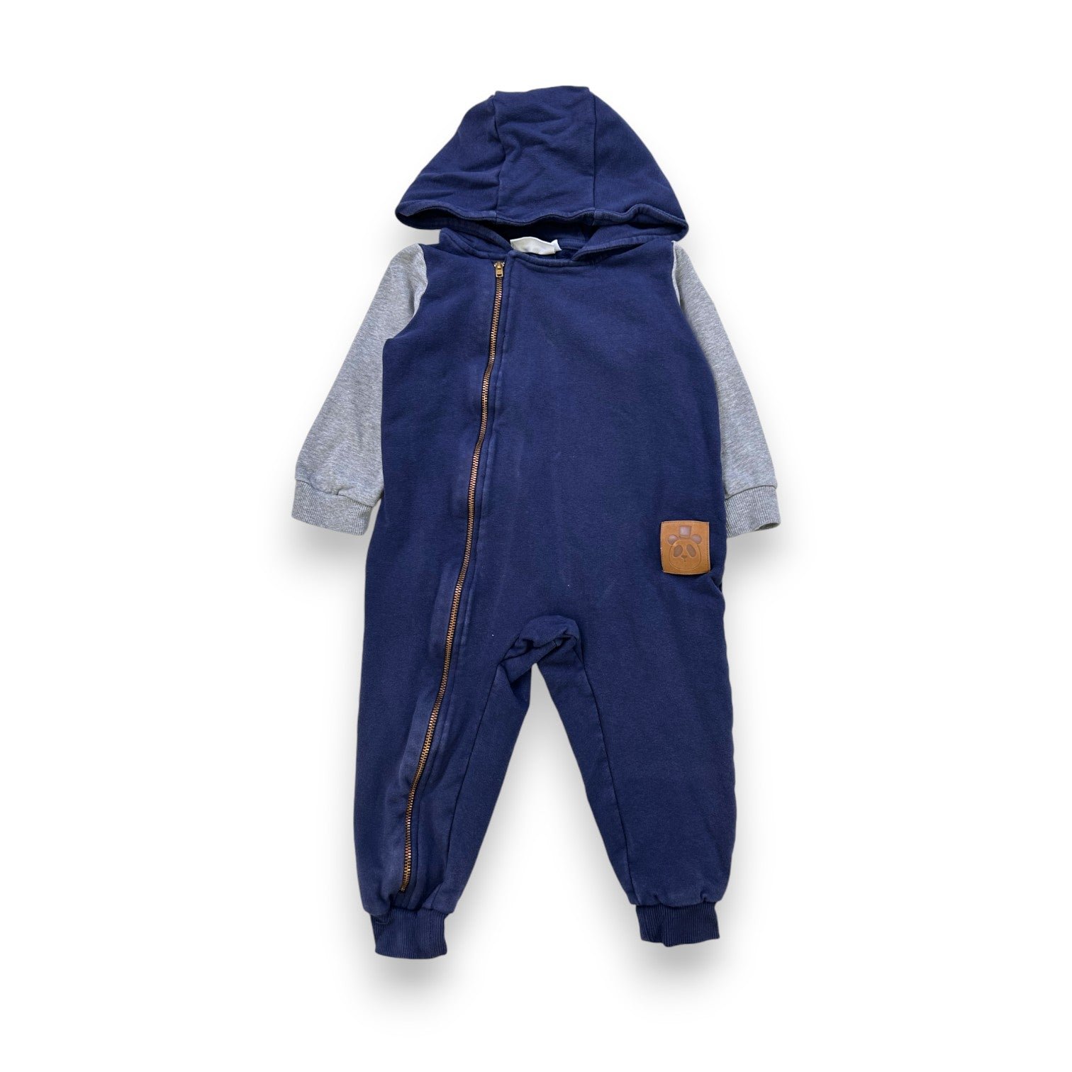 Blue baby jumpsuit - 9 months MINI RODINI - Seconde main Blue