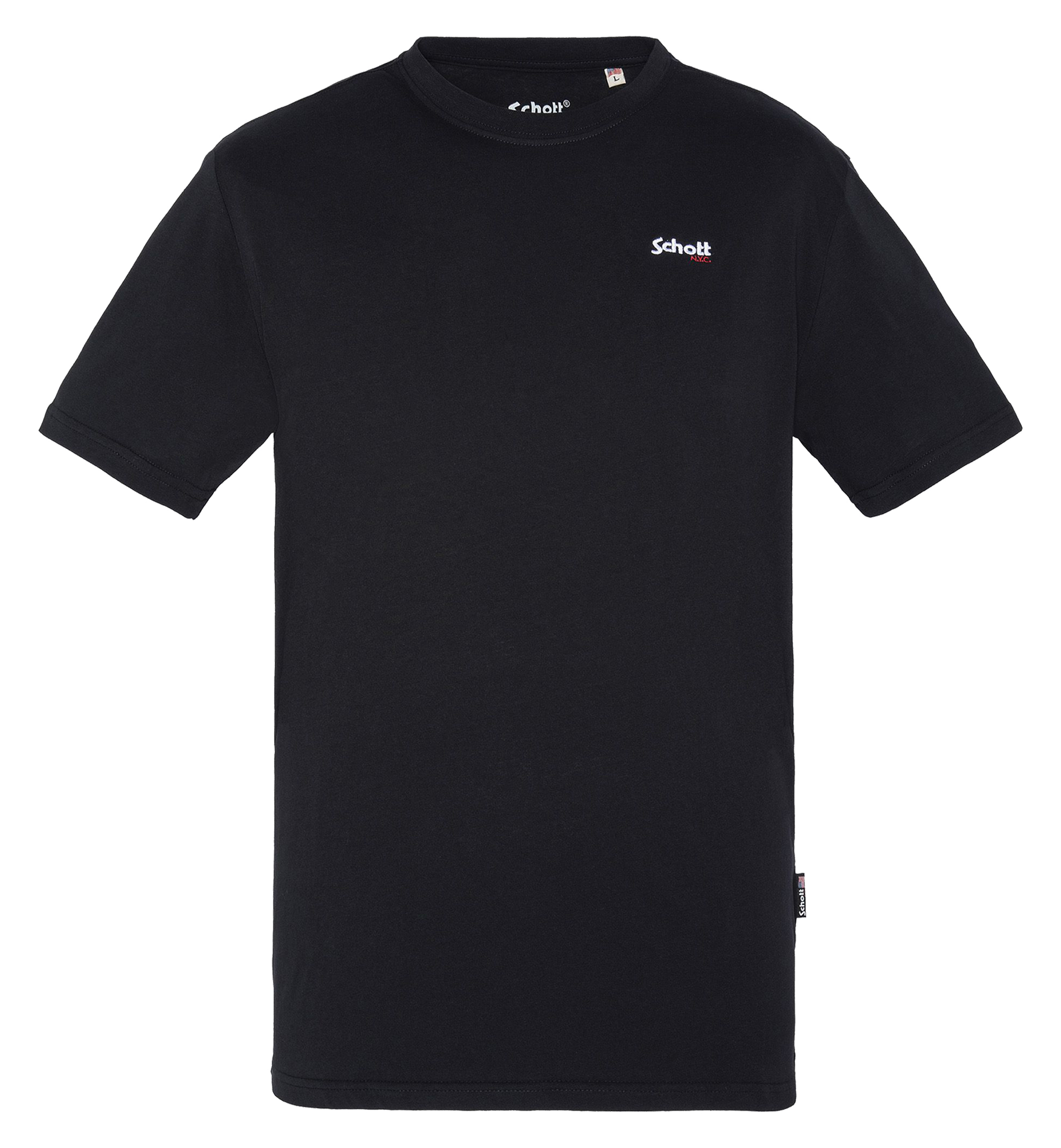 Enastate short-sleeved cotton T-shirt Black