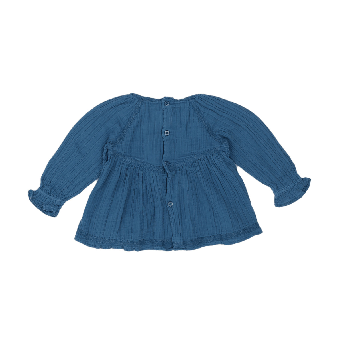 Blue baby dress - 18 months BONTON - Seconde Main Blue