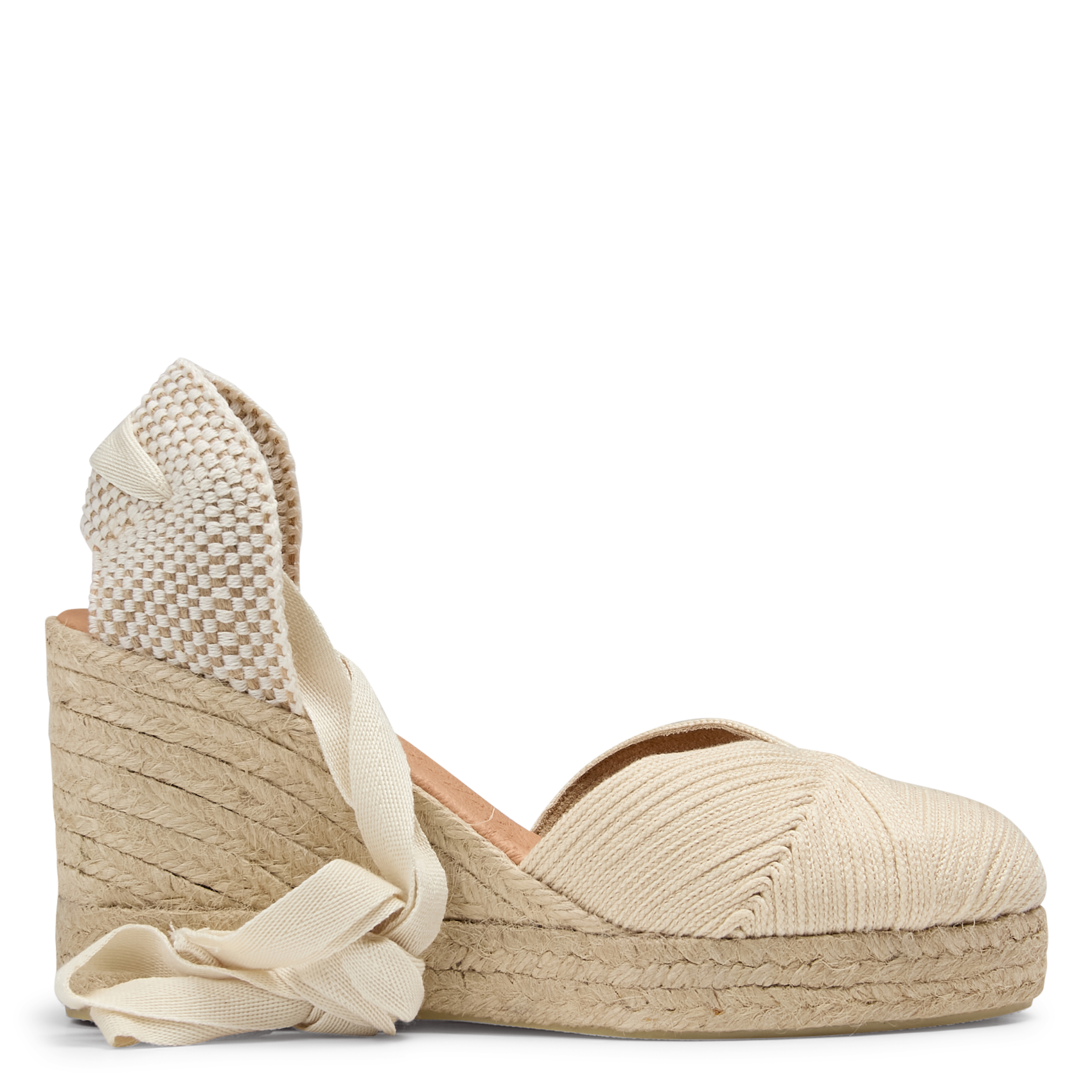 Espadrilles compensées MAISON 123 Blanc