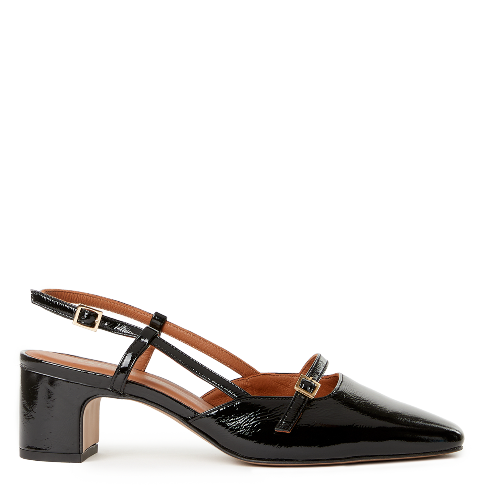 Patent high heels SAISON 1865 Black