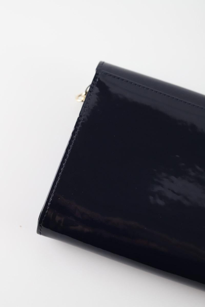 Patent leather shoulder bag LK BENNETT - Seconde Main Blue