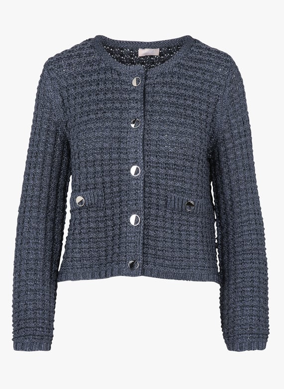 Round-Neck cardigan Blu navy lux Liu jo - Women WA5231MS92P Round-Neck cardigan Blu navy lux Liu jo - Women WA5231MS92P