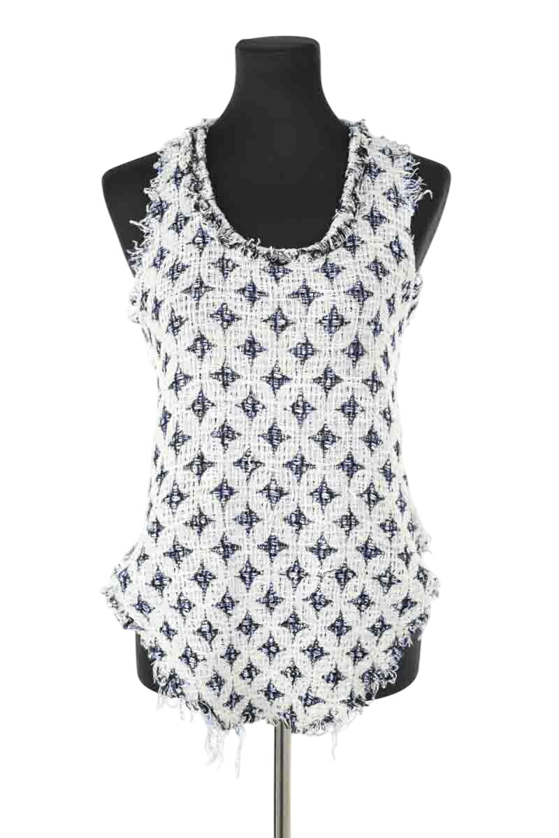 Sleeveless cotton top IRO - Seconde Main Blue