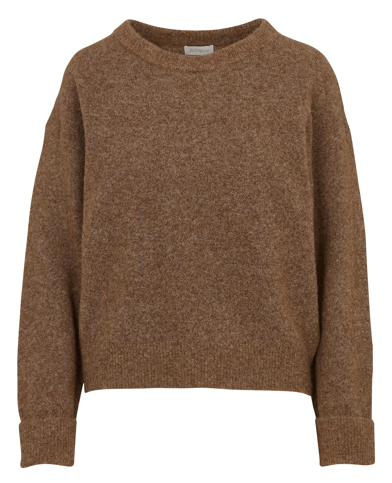 Pull oversize en laine mélangée JC SOPHIE Marron