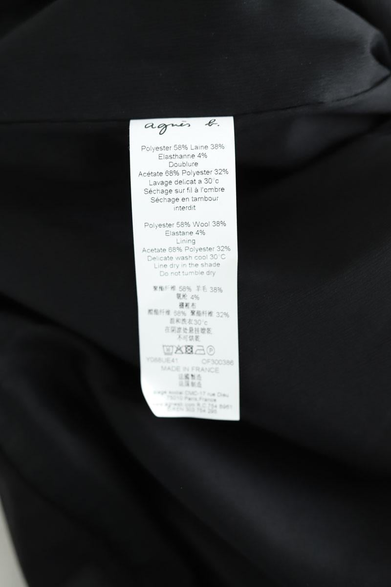 Black slim-fit pants AGNES B. - Seconde Main Black