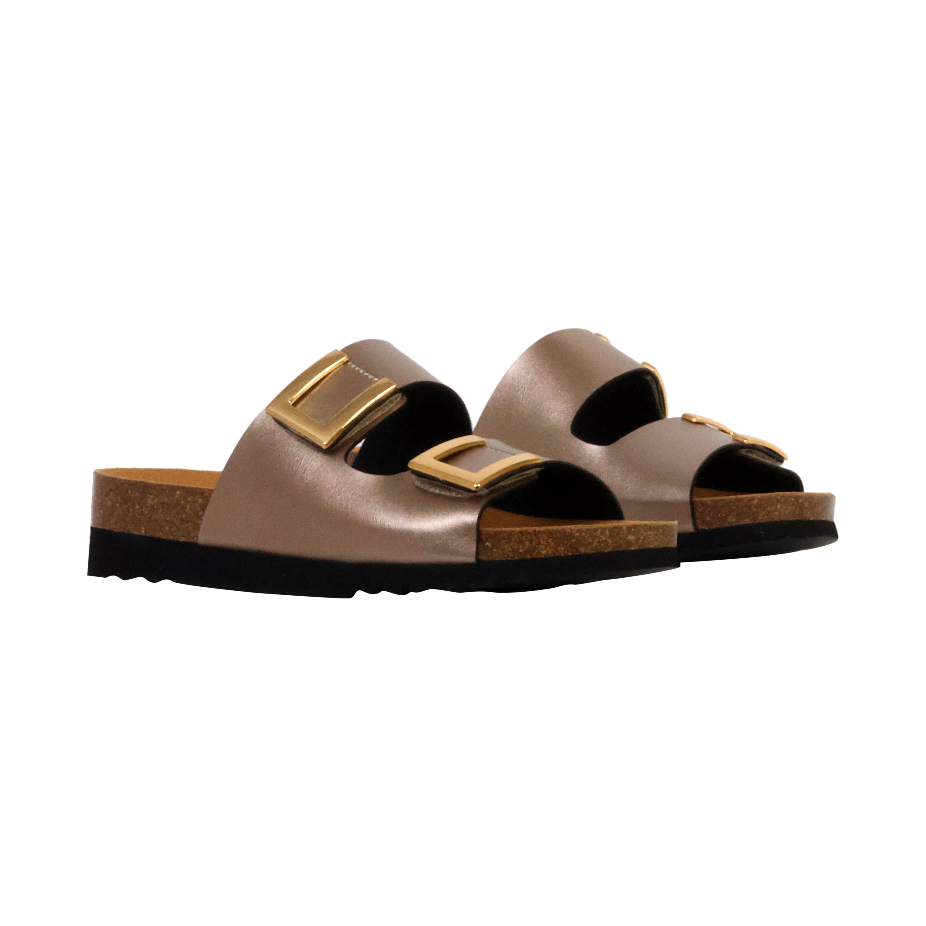 Slip-on wedge mules Monterey 2 Straps SCHOLL Brown