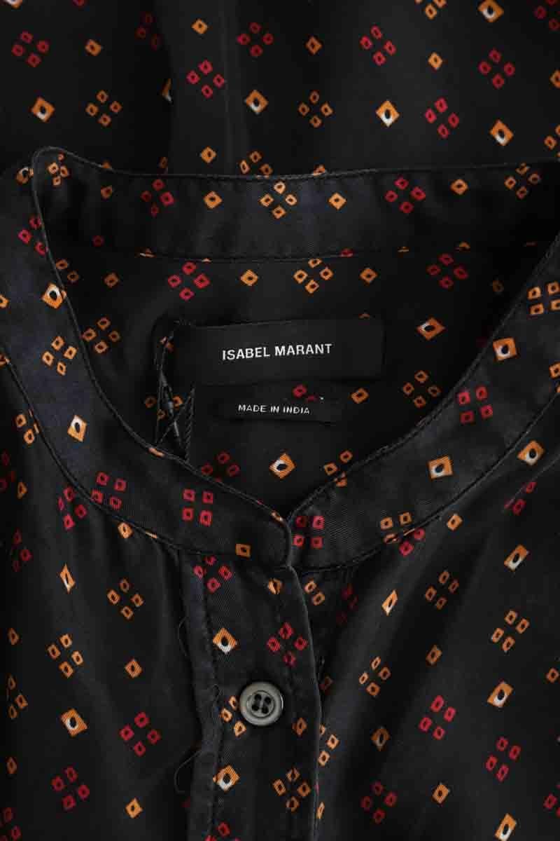 Cotton blouse ISABEL MARANT ÉTOILE - SECONDE MAIN Black