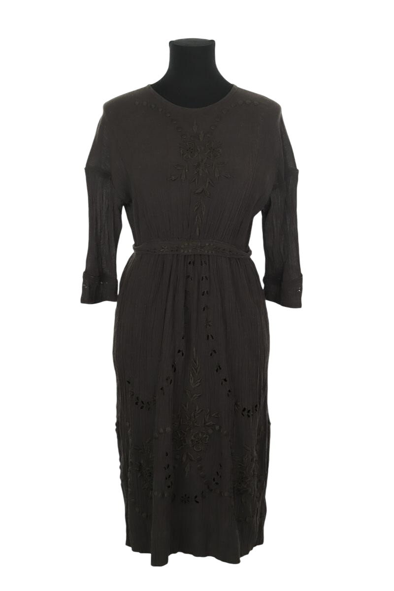 Cotton dress ISABEL MARANT - Seconde Main Brown