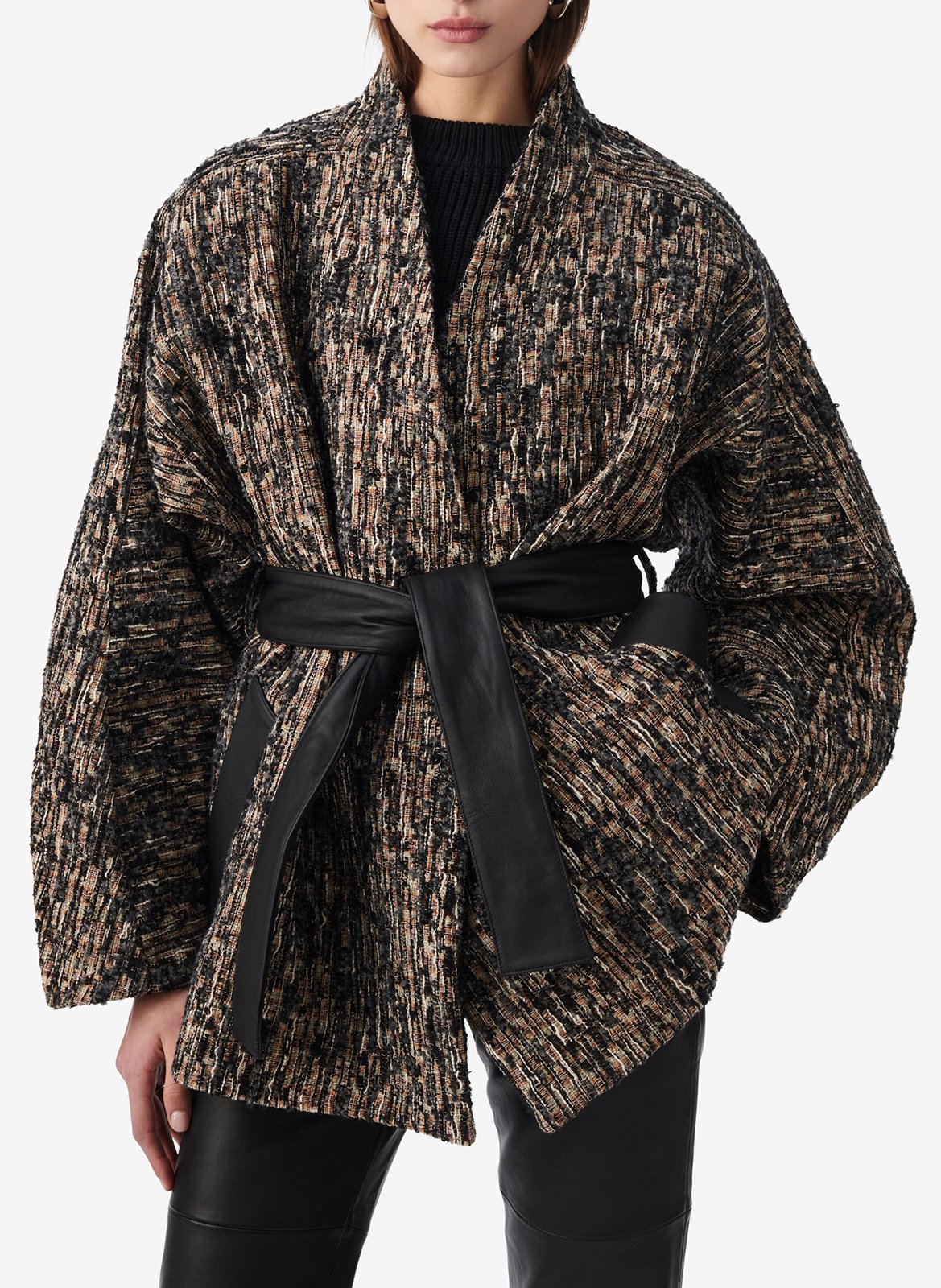 Veste oversize en tweed IRO Multicolore