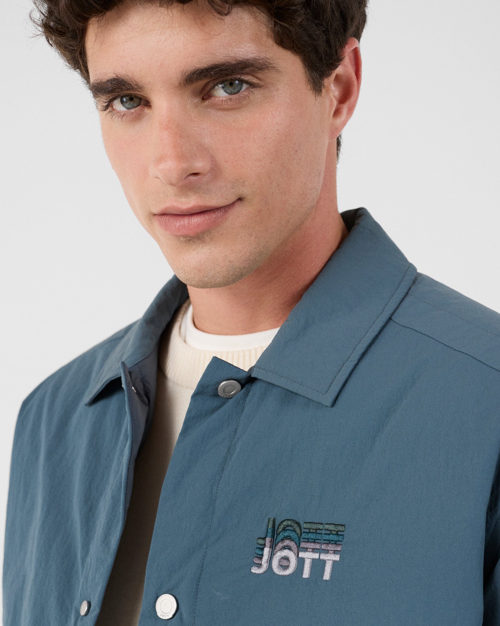 Oversized Shirt-Jacket JOTT Blue