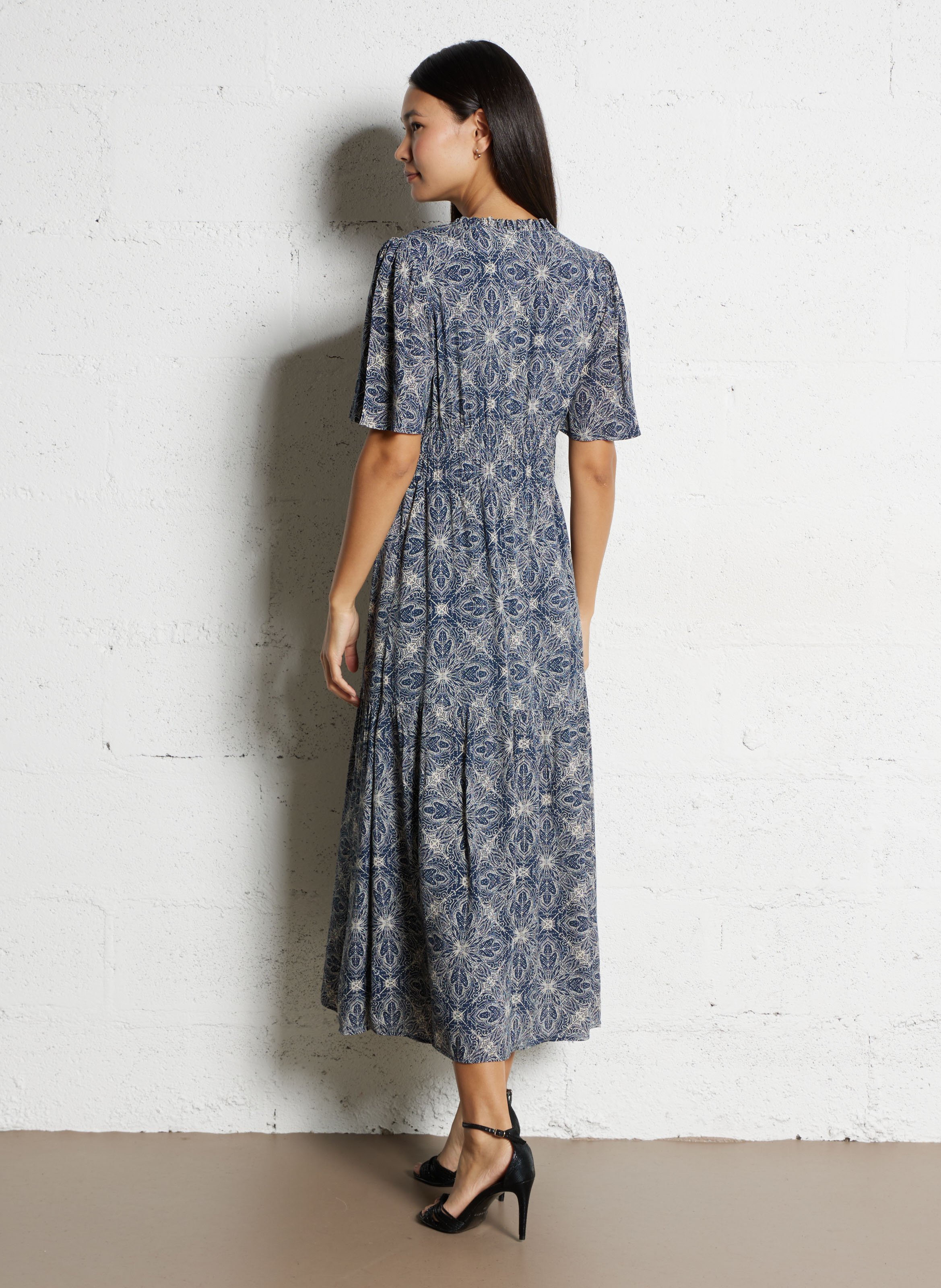 Daurélie printed dress MAISON 123 Blue
