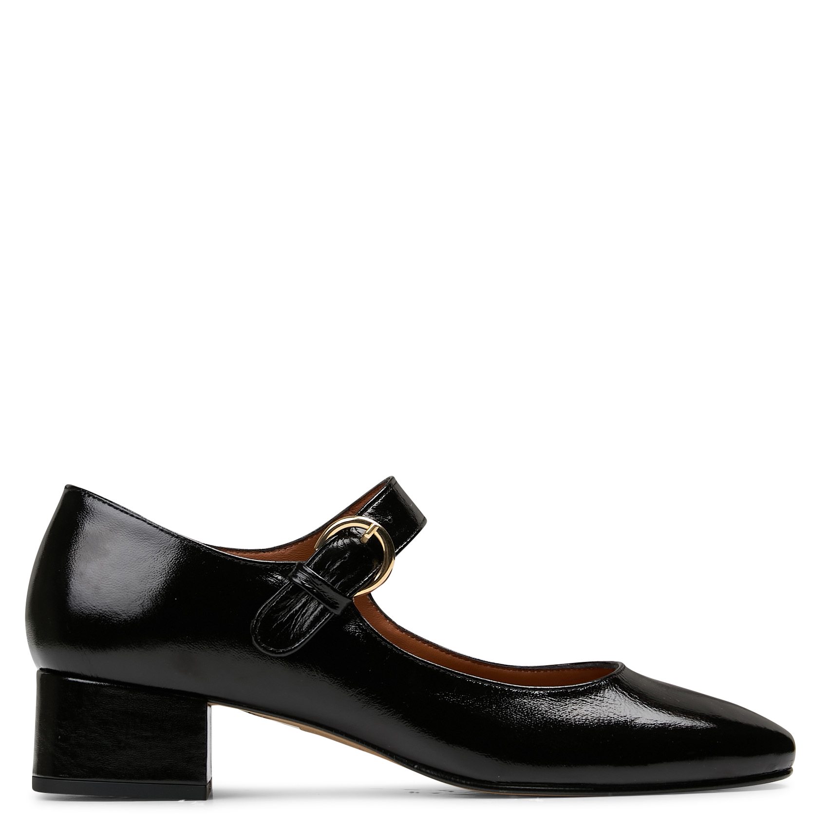 Babies vernies à talons en cuir MELLOW YELLOW Noir