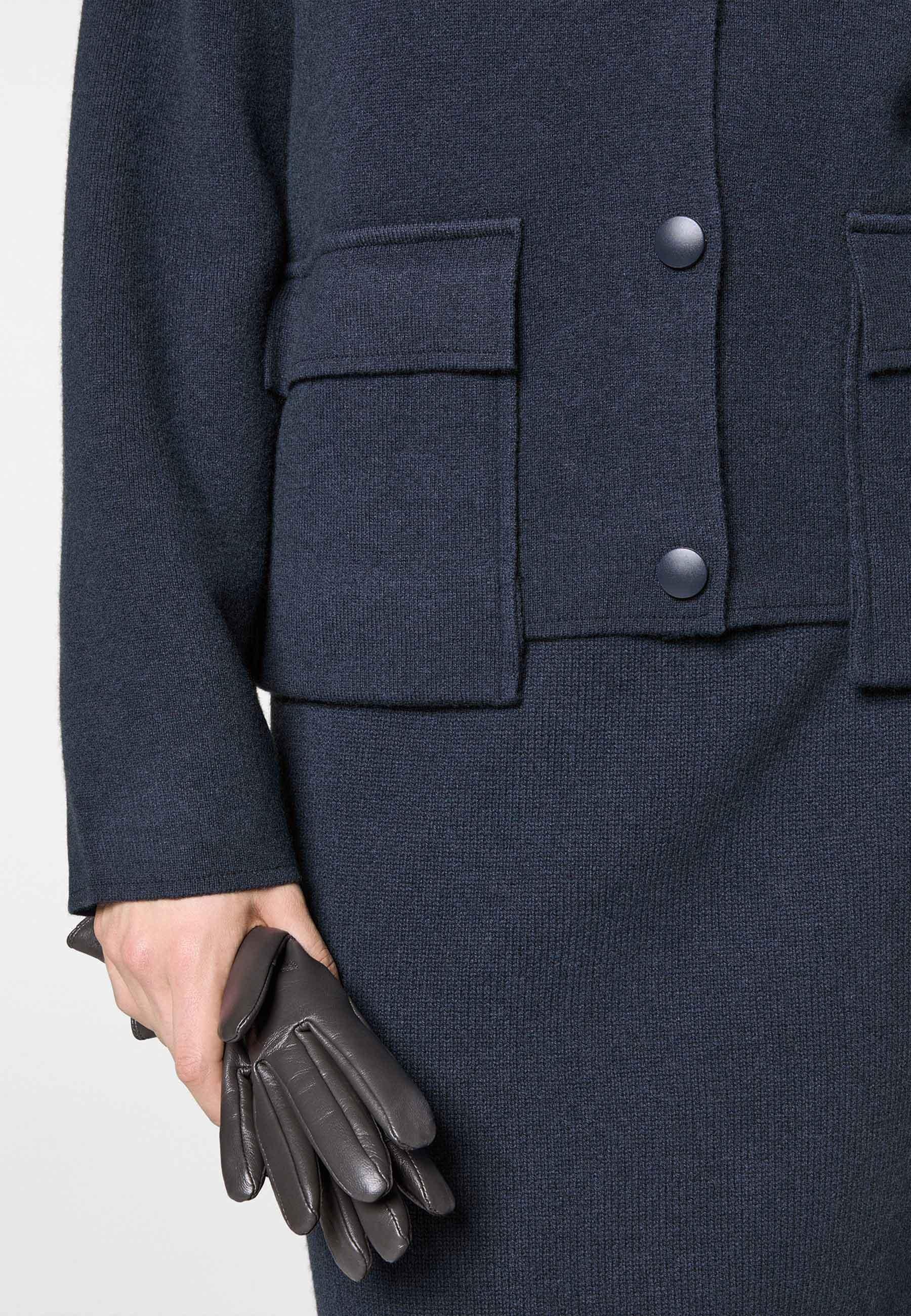 Double-faced wool jacket RODIER Blue