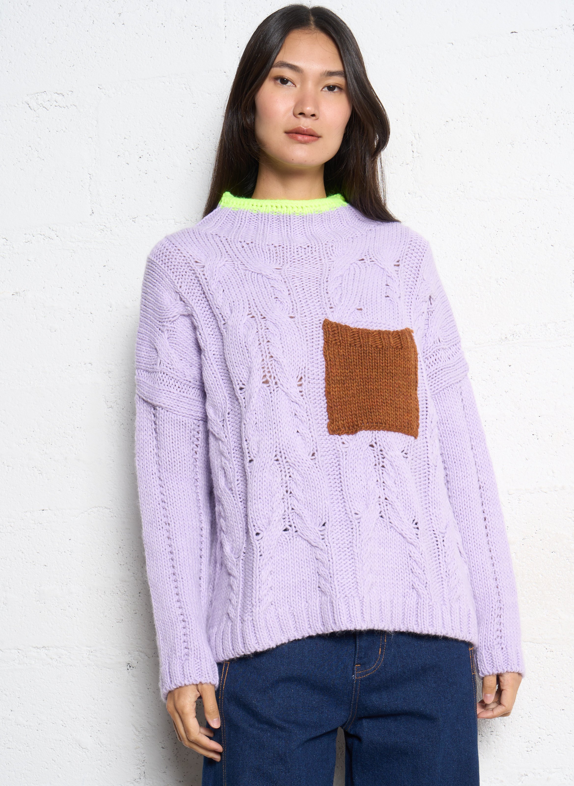 Pull oversize col montant  DR BLOOM