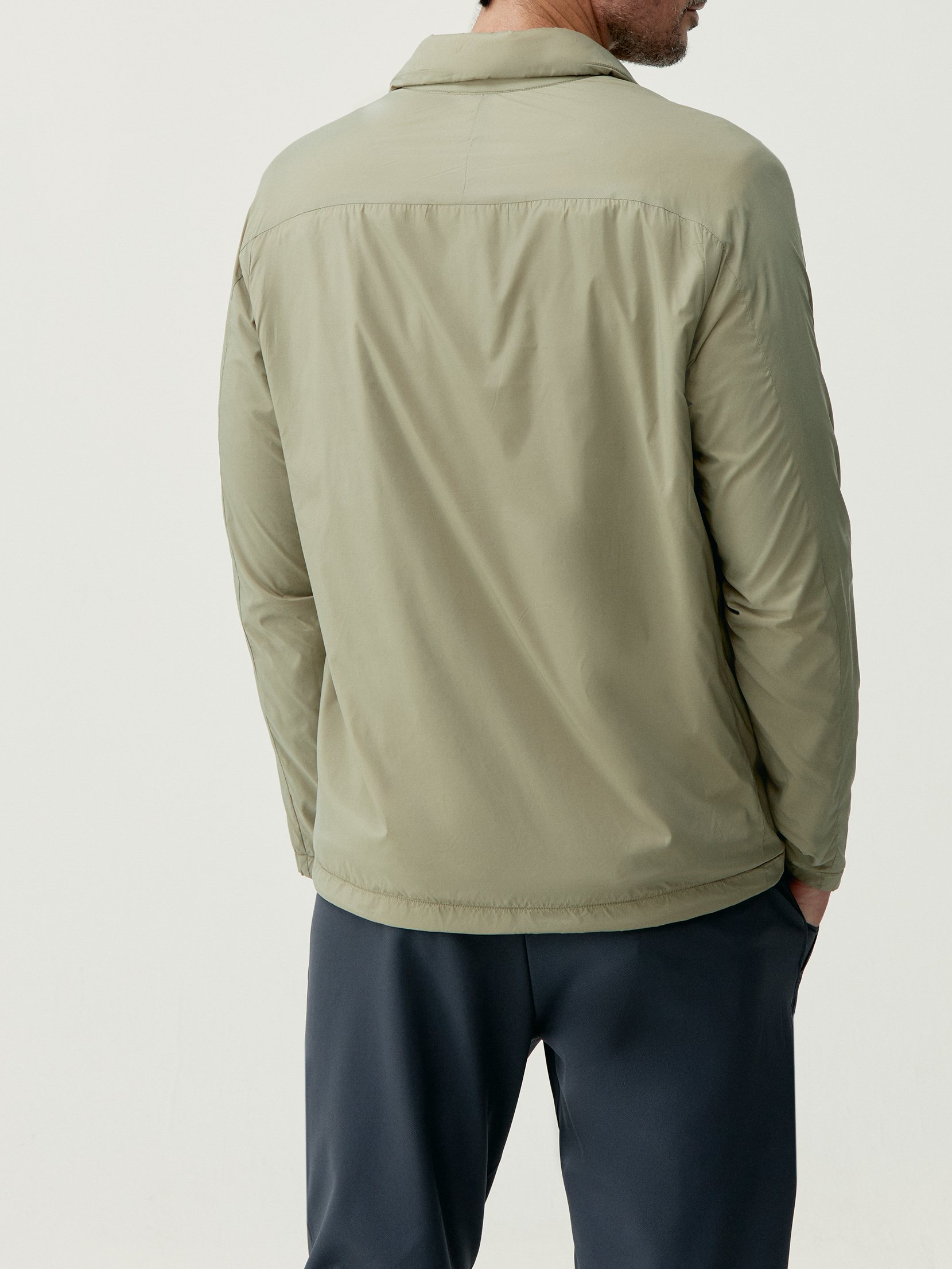 Long-sleeve performance sports t-shirt BORN LIVING YOGA Brown