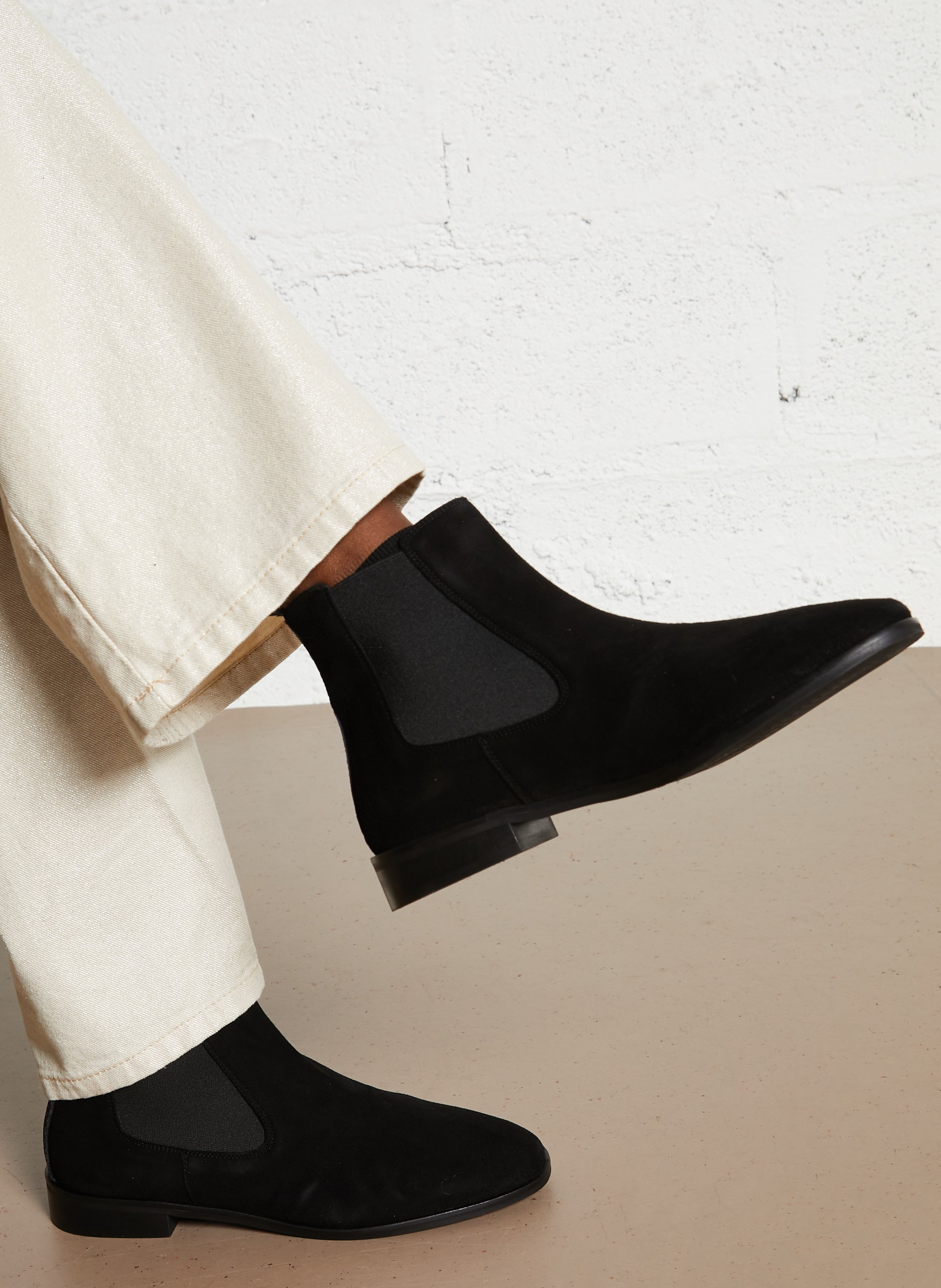 Laarzen van corduroy REQINS Zwart