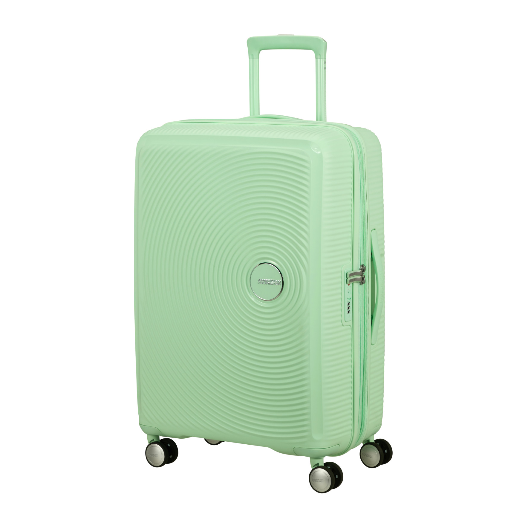 Suitcase with 4 wheels size M AMERICAN TOURISTER Green
