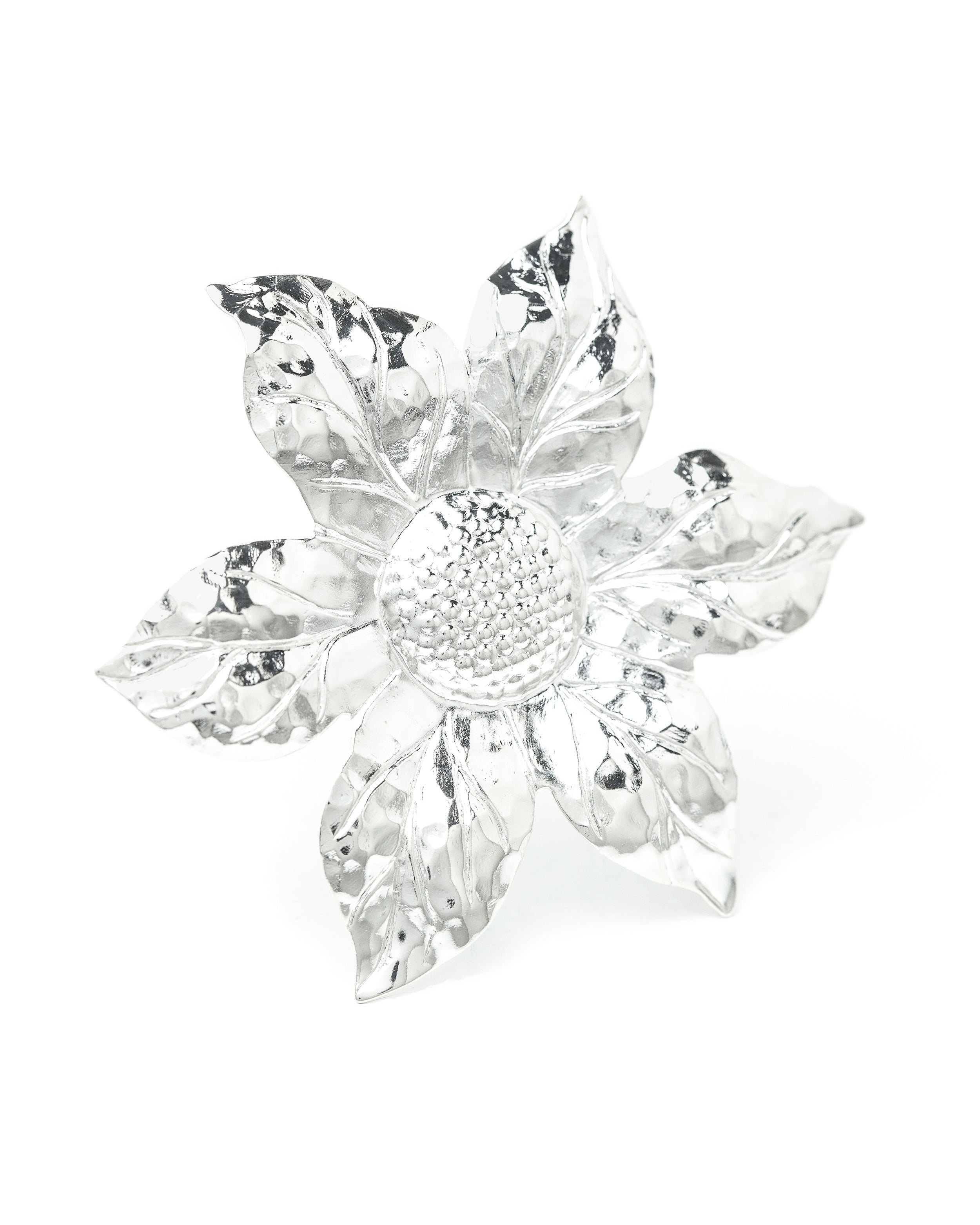 HESPÉRIS - Fine gold-plated flower maxi hair slide MONSIEUR SIMONE