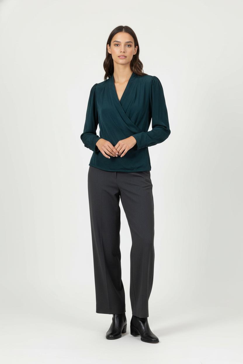 Blouse TARA JARMON - Seconde Main Green