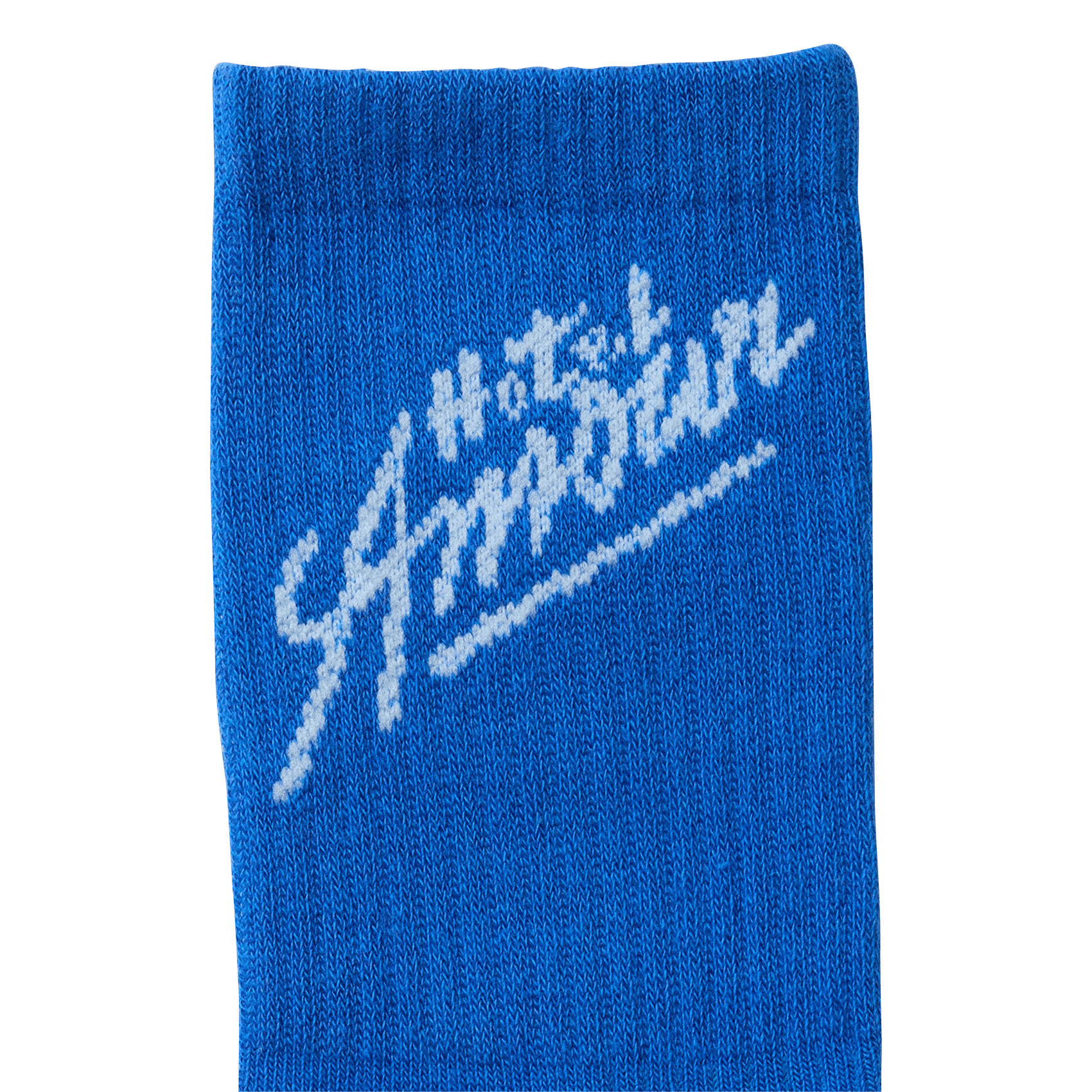 Organic cotton-blend socks SELECTED Blue