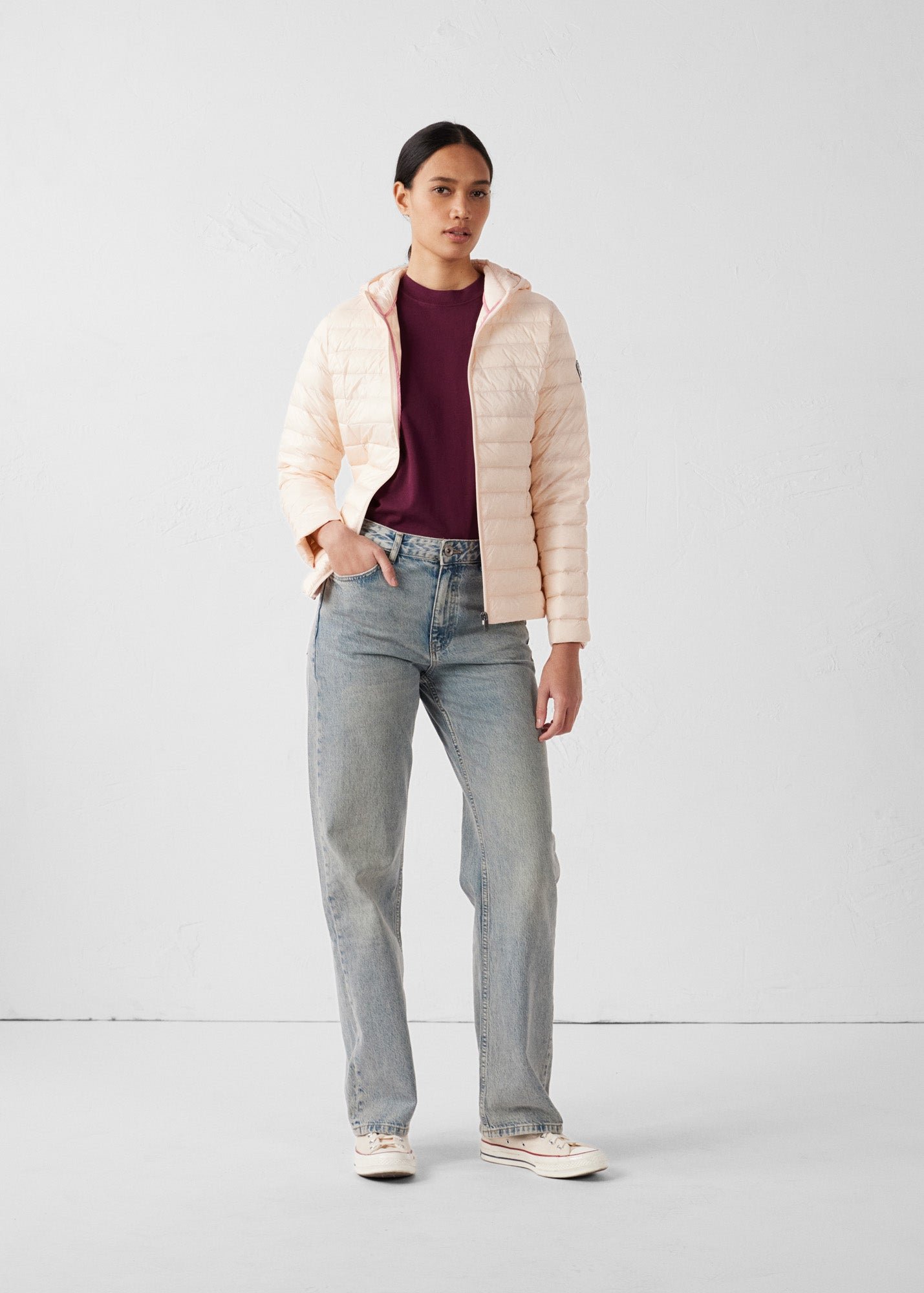 Doudoune légère à capuche cloe JOTT Rose