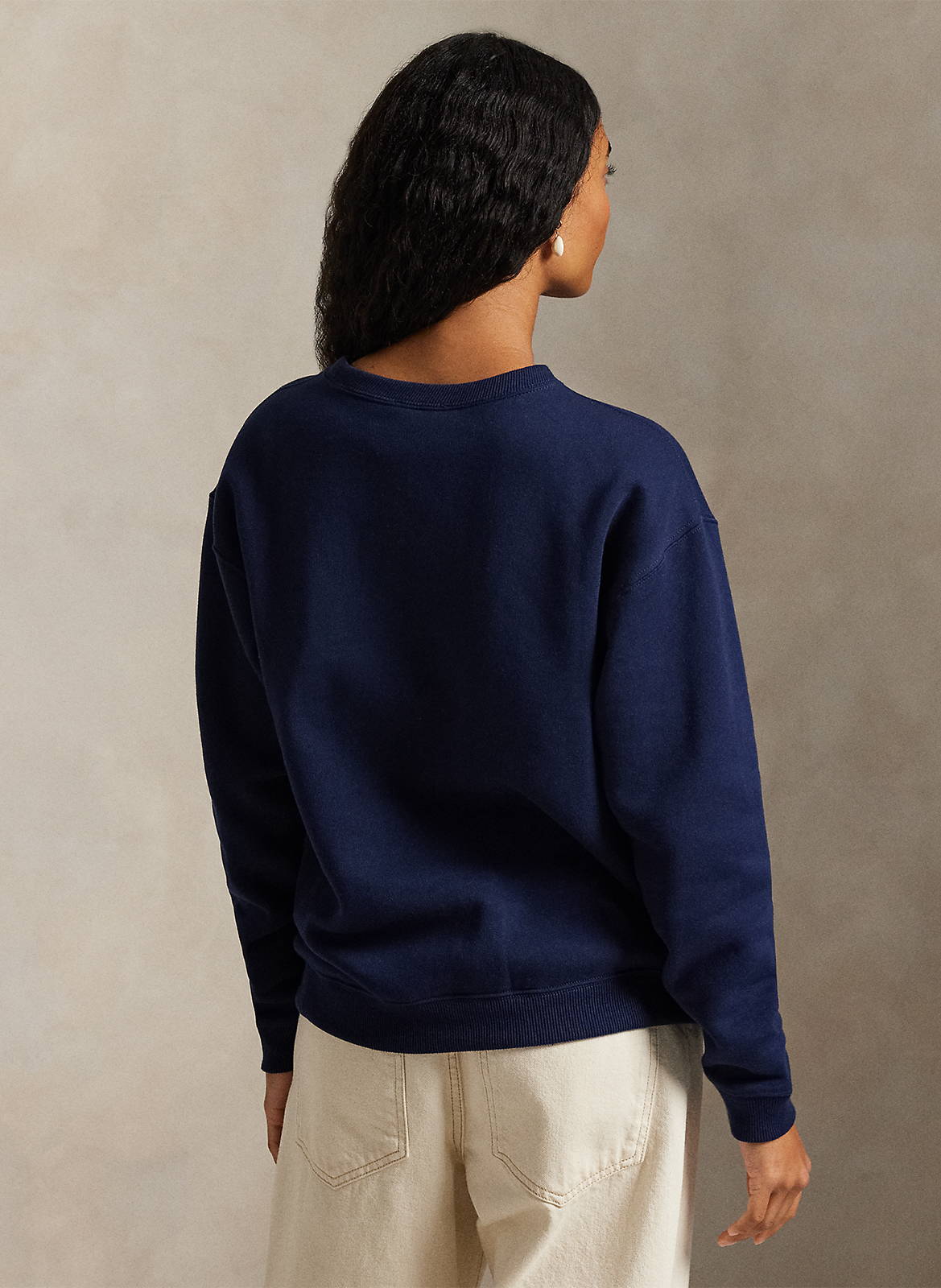 Rechte sweater van katoenmix POLO RALPH LAUREN Blauw