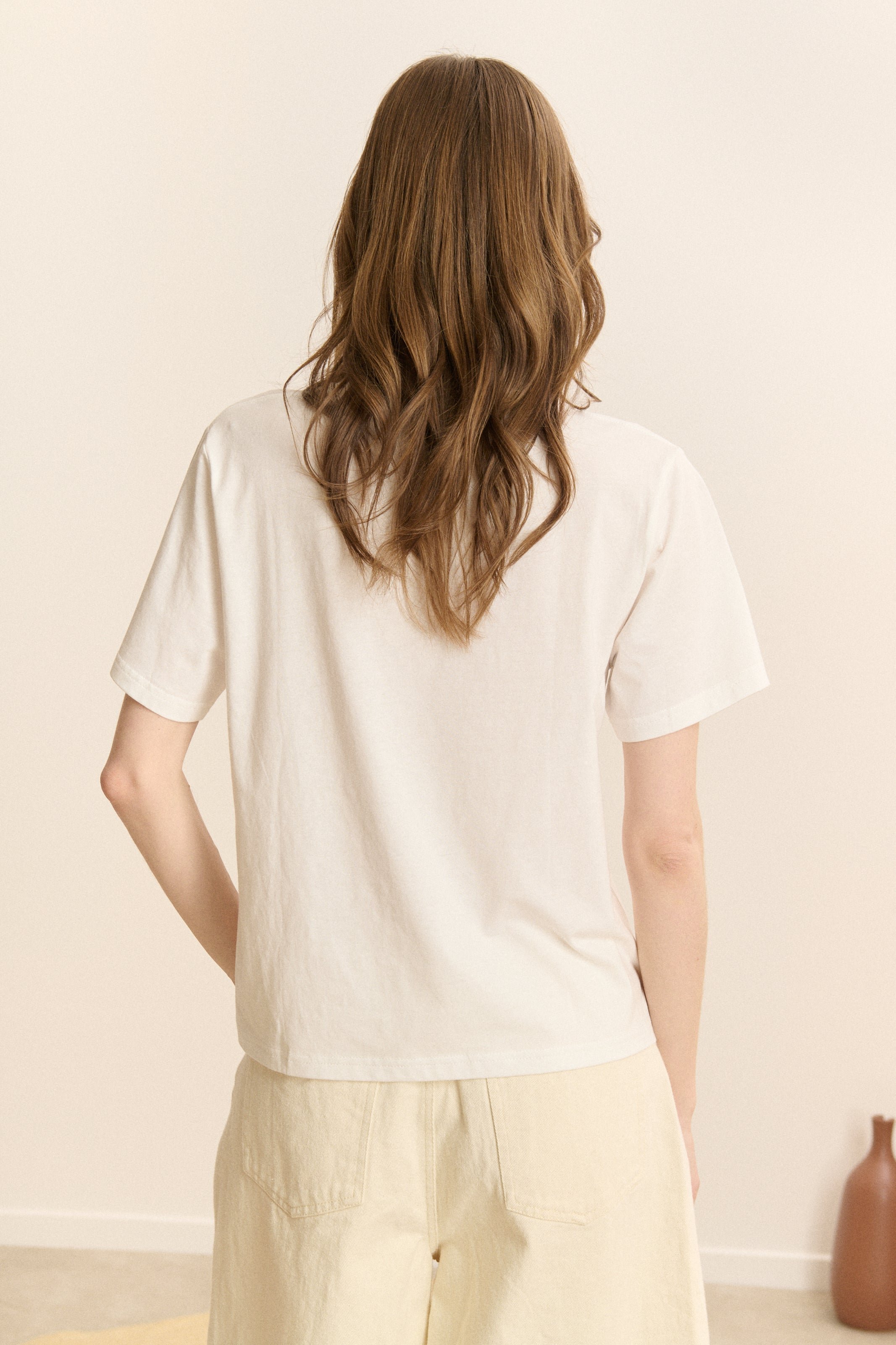Short-sleeved T-shirt GARANCE PARIS White