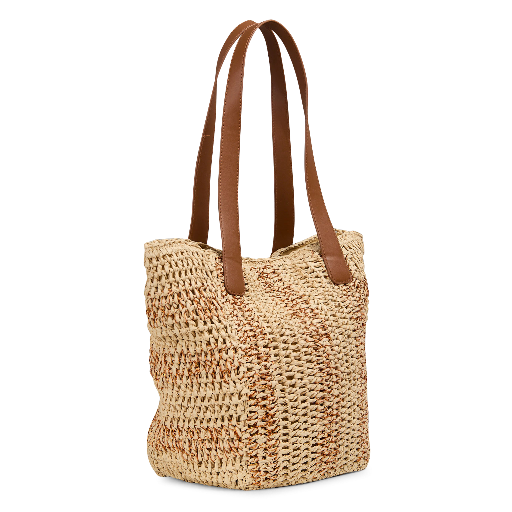 Panier tressé AU PRINTEMPS PARIS Doré