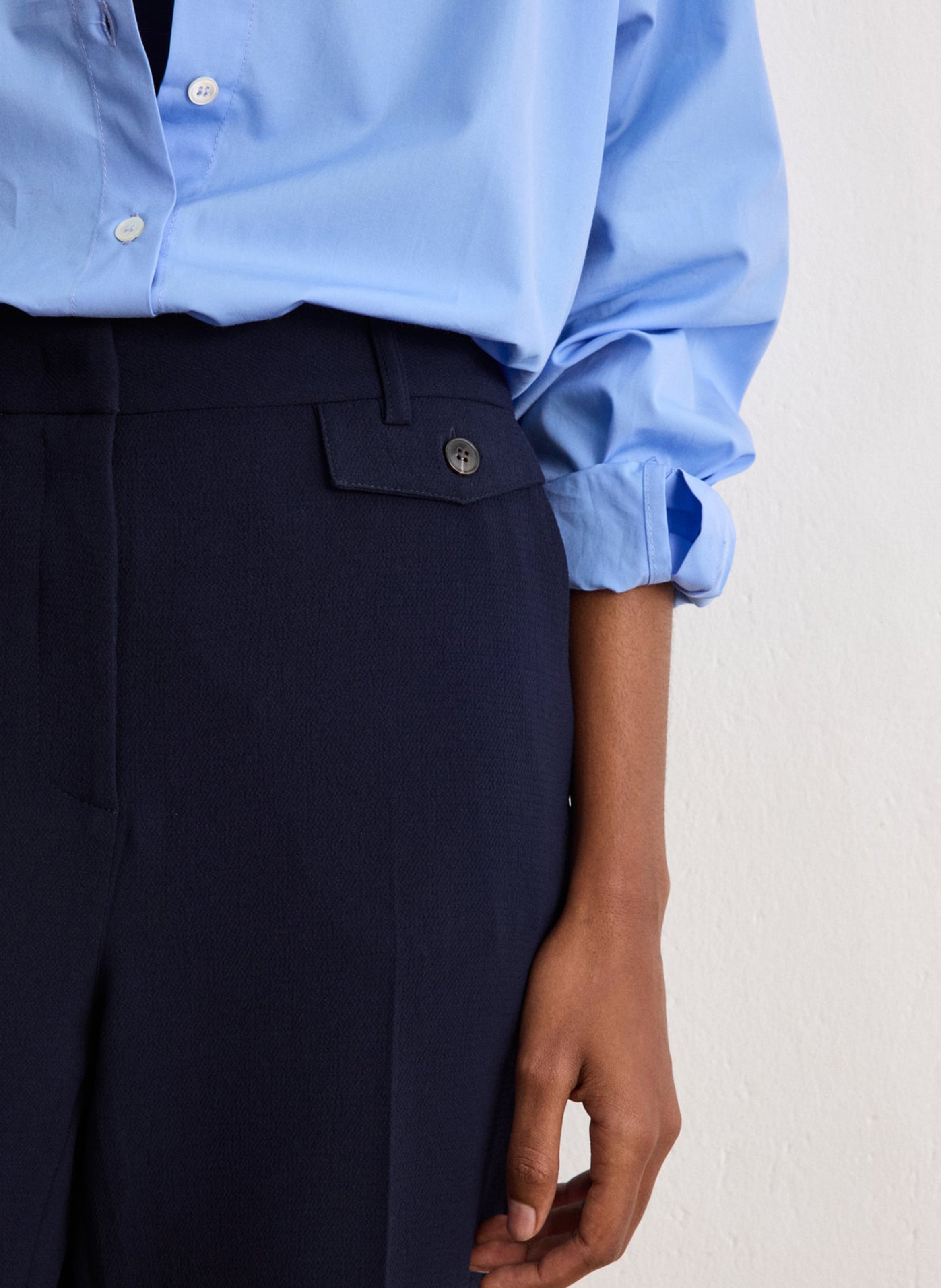 Carrot trousers PABLO Blue