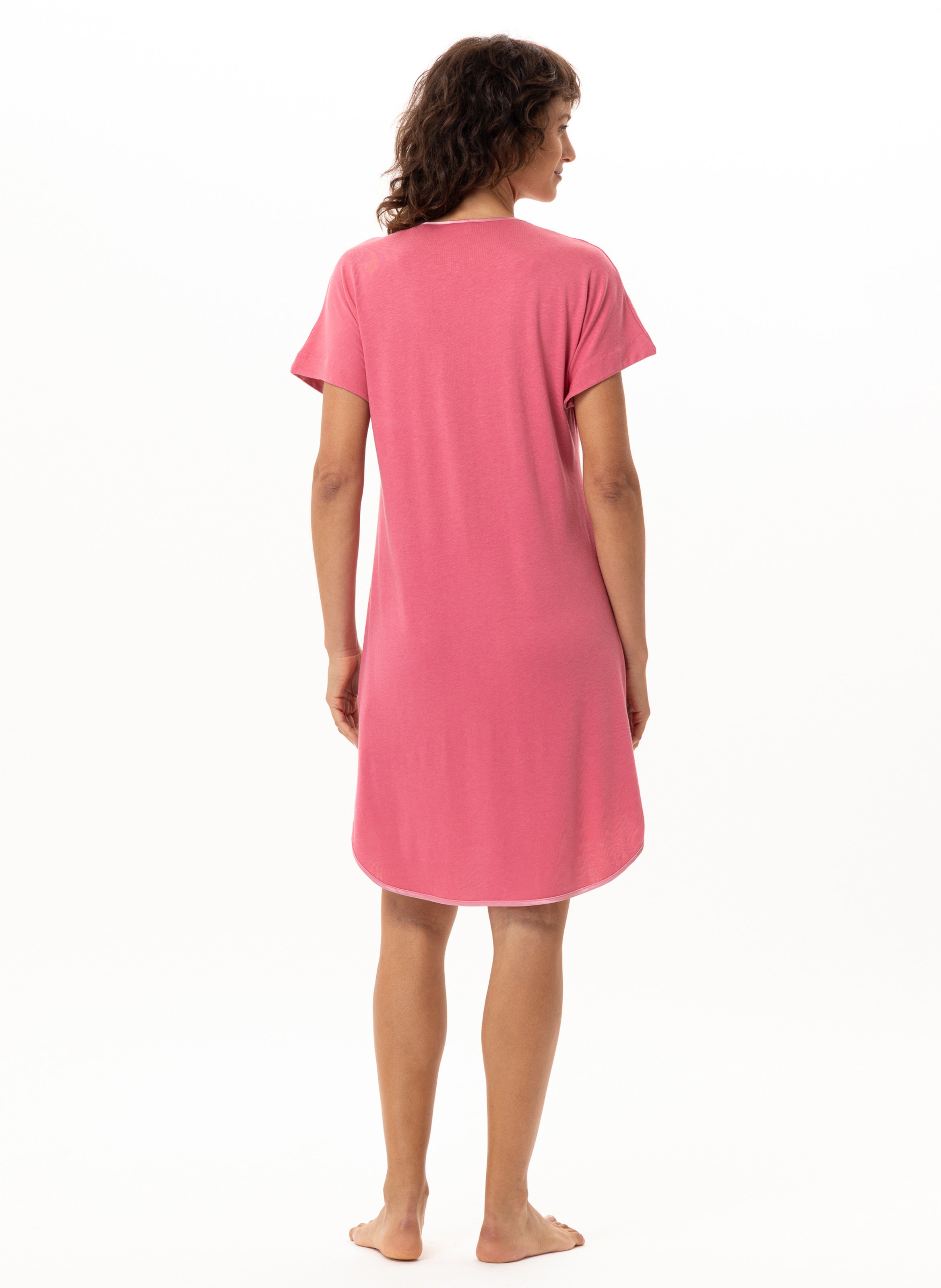Modal cotton nightshirt LE CHAT Pink