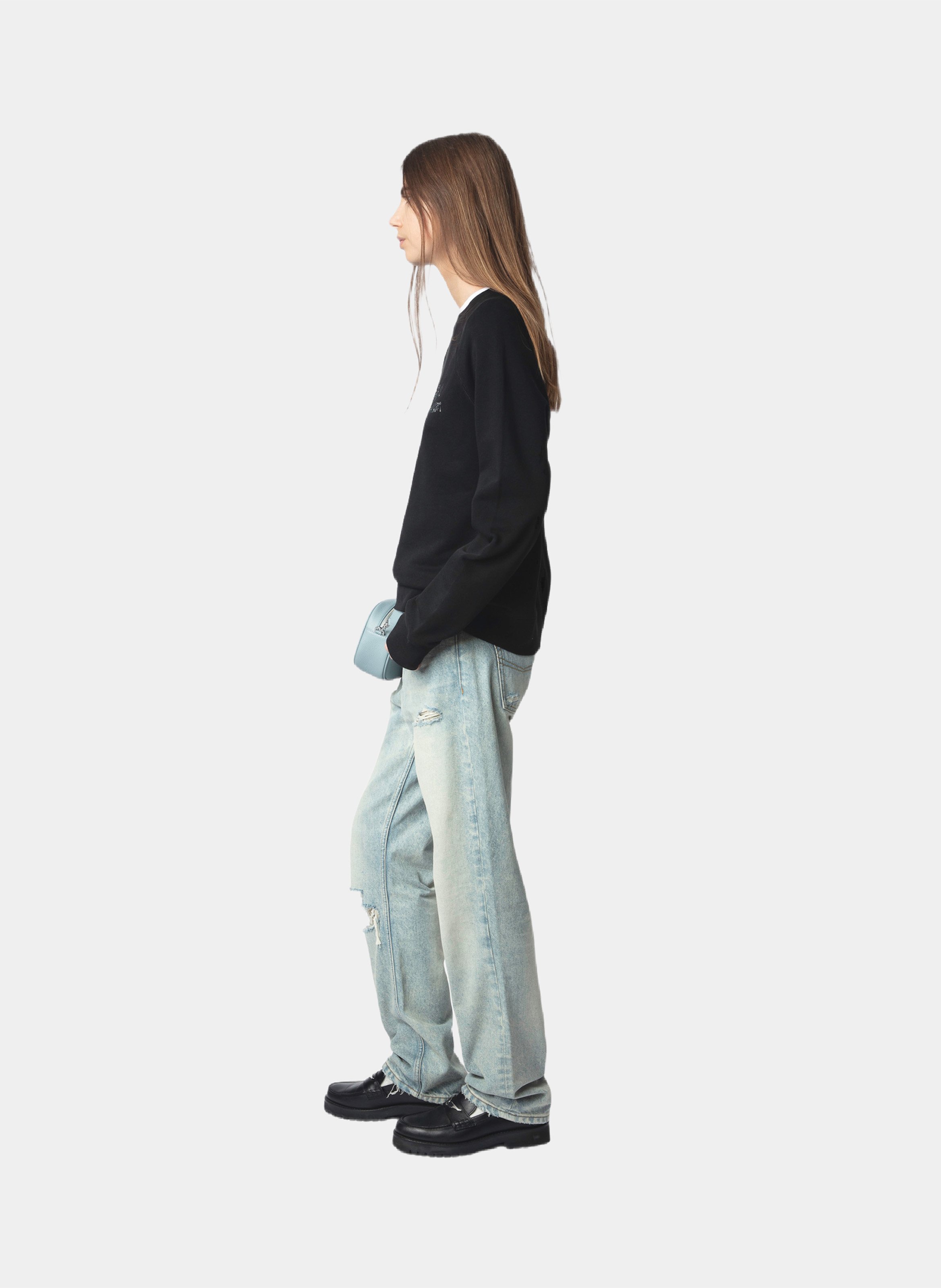 Printed cotton sweatshirt ZADIG&VOLTAIRE Black