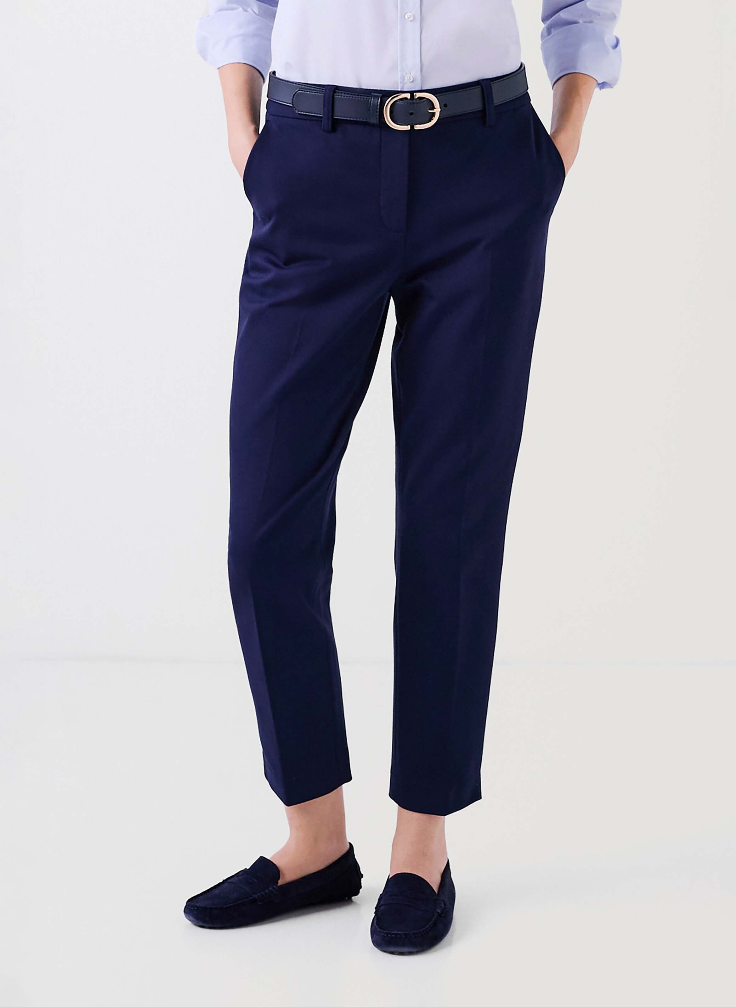 Pantalon slim CAROLL Bleu