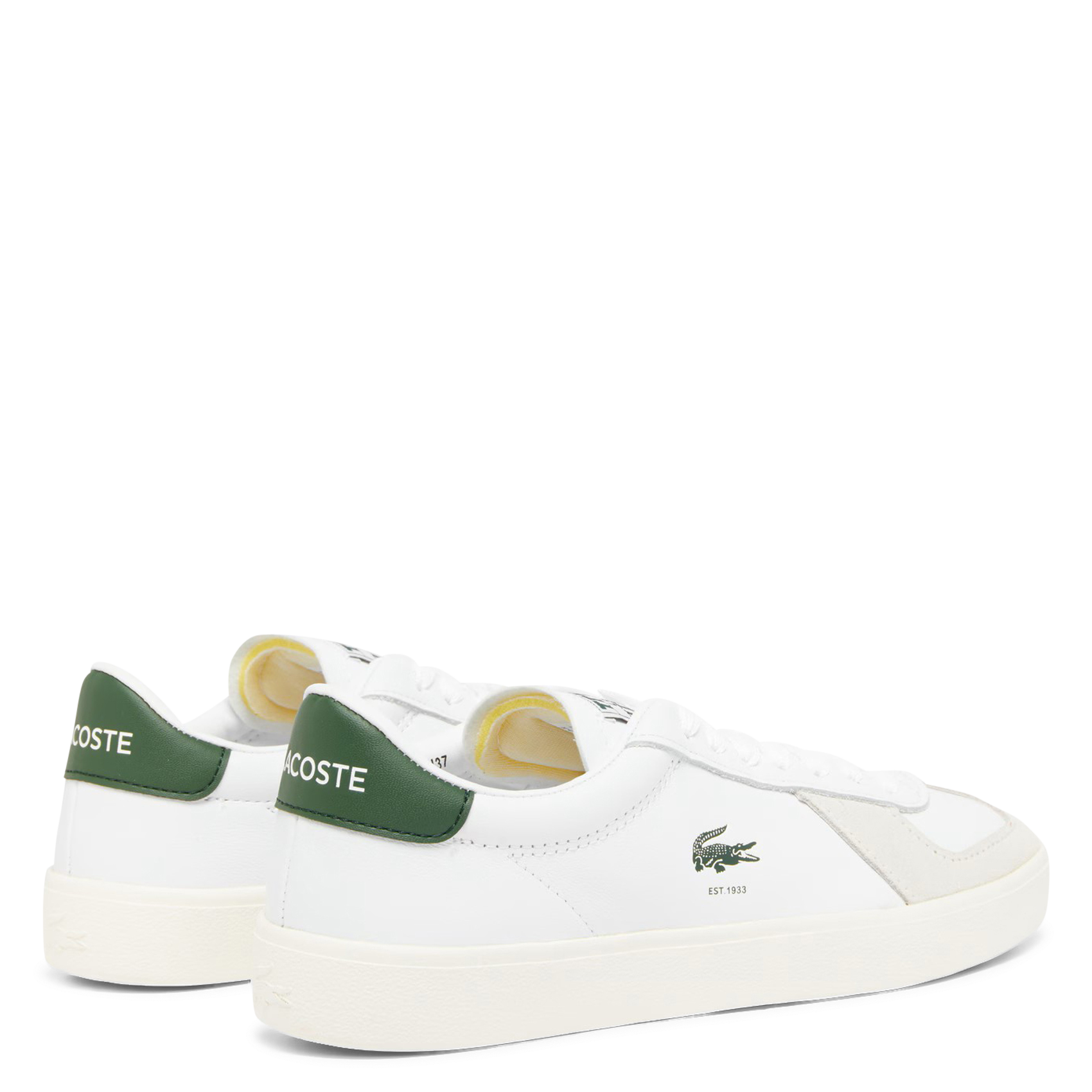 Baskets basses en cuir LACOSTE Blanc
