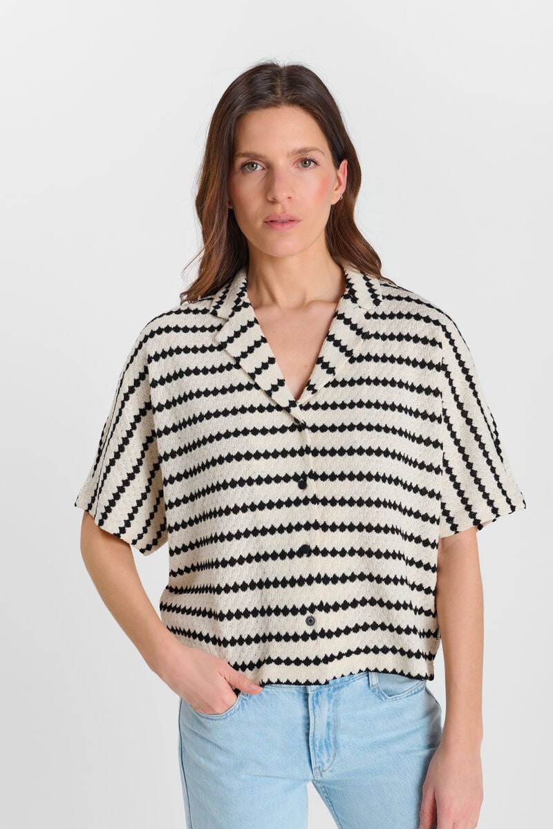 Buttoned shirt LE TEMPS DES CERISES White
