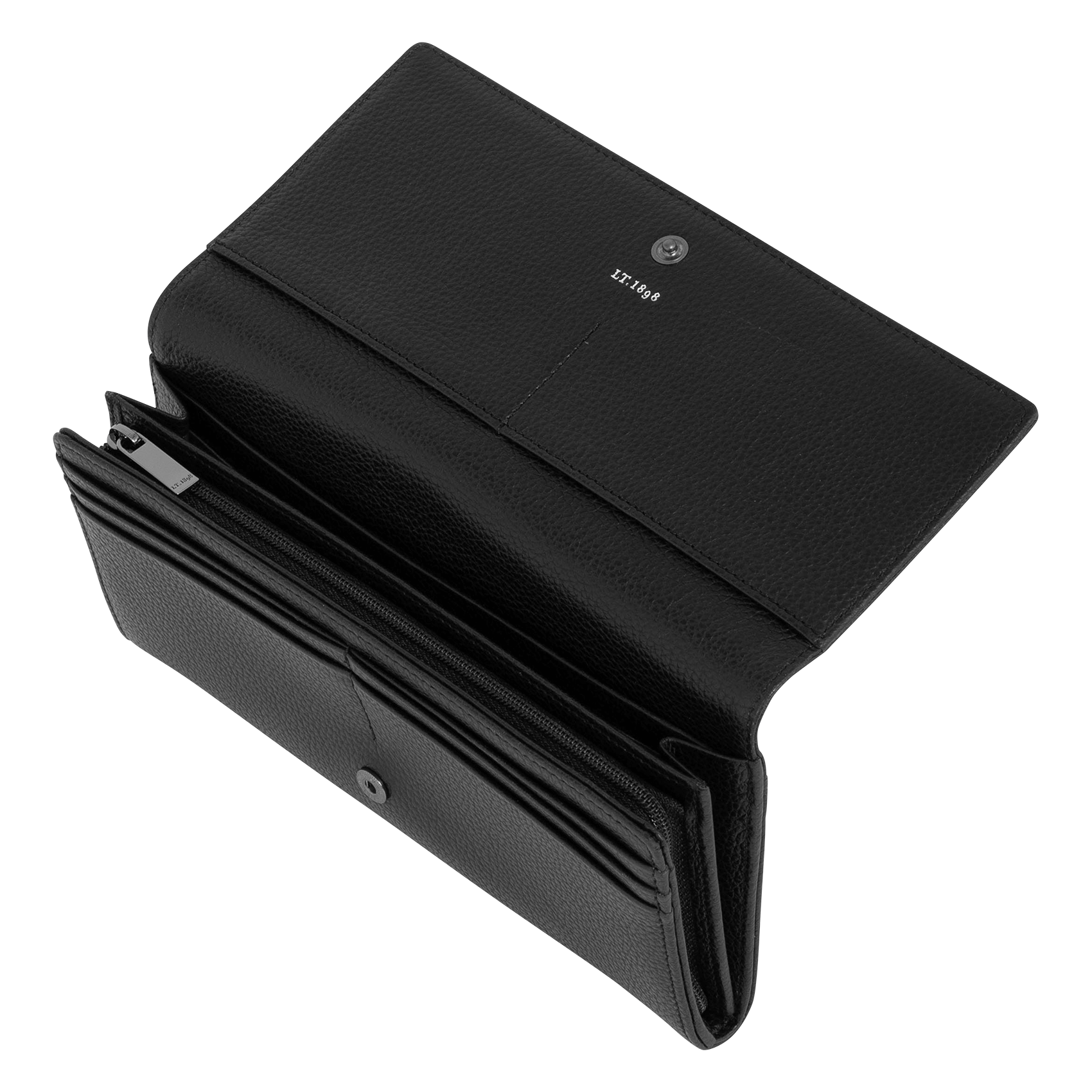 Portefeuille en cuir  LE TANNEUR Noir