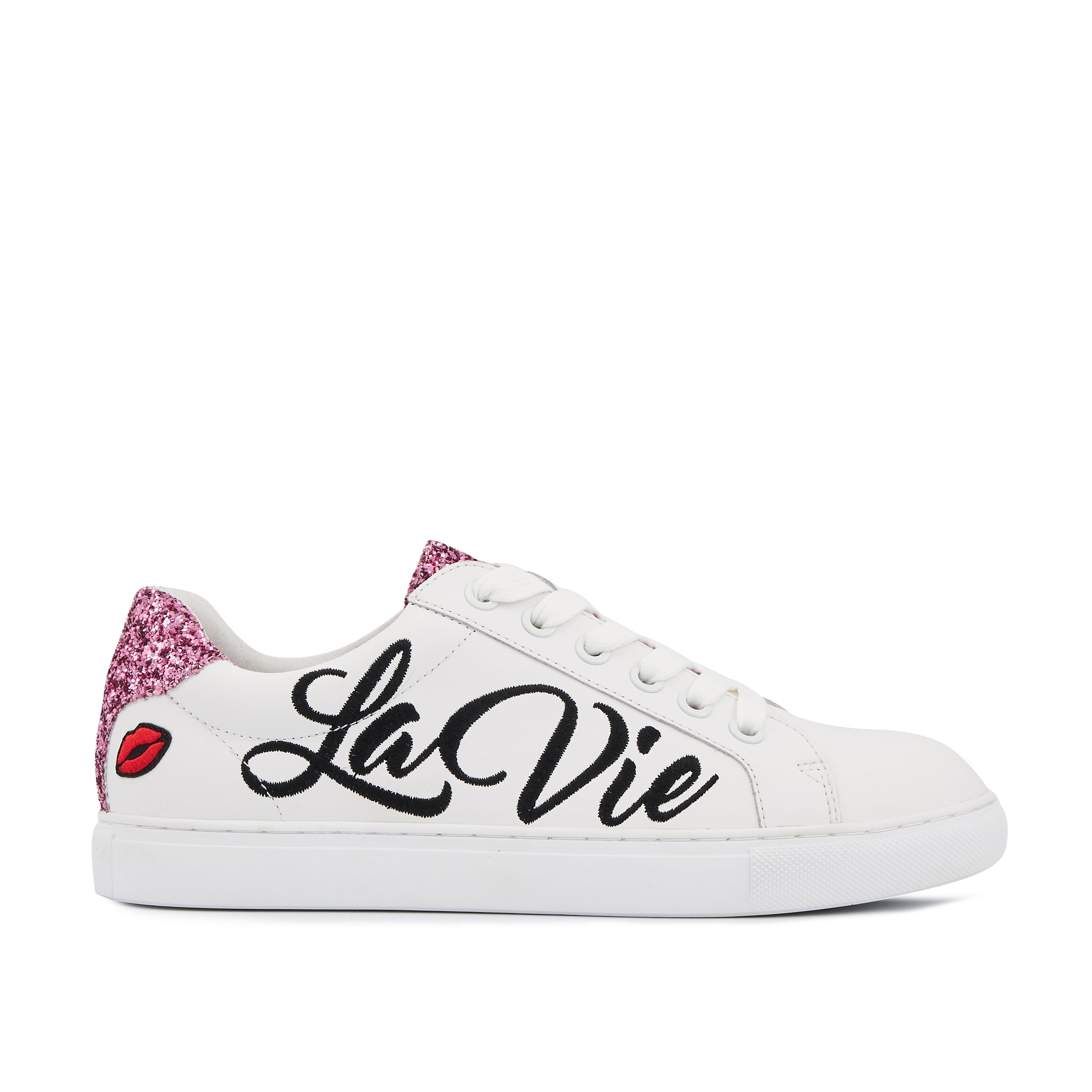Leather sneakers BONS BAISERS PARIS White