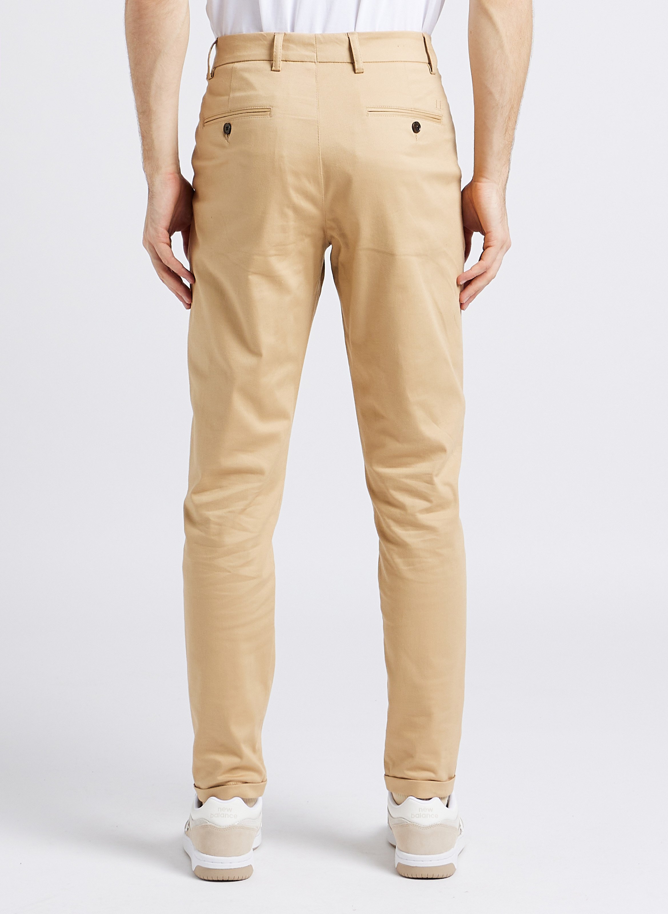 Chino slim-fit en coton stretch  LES DEUX Beige