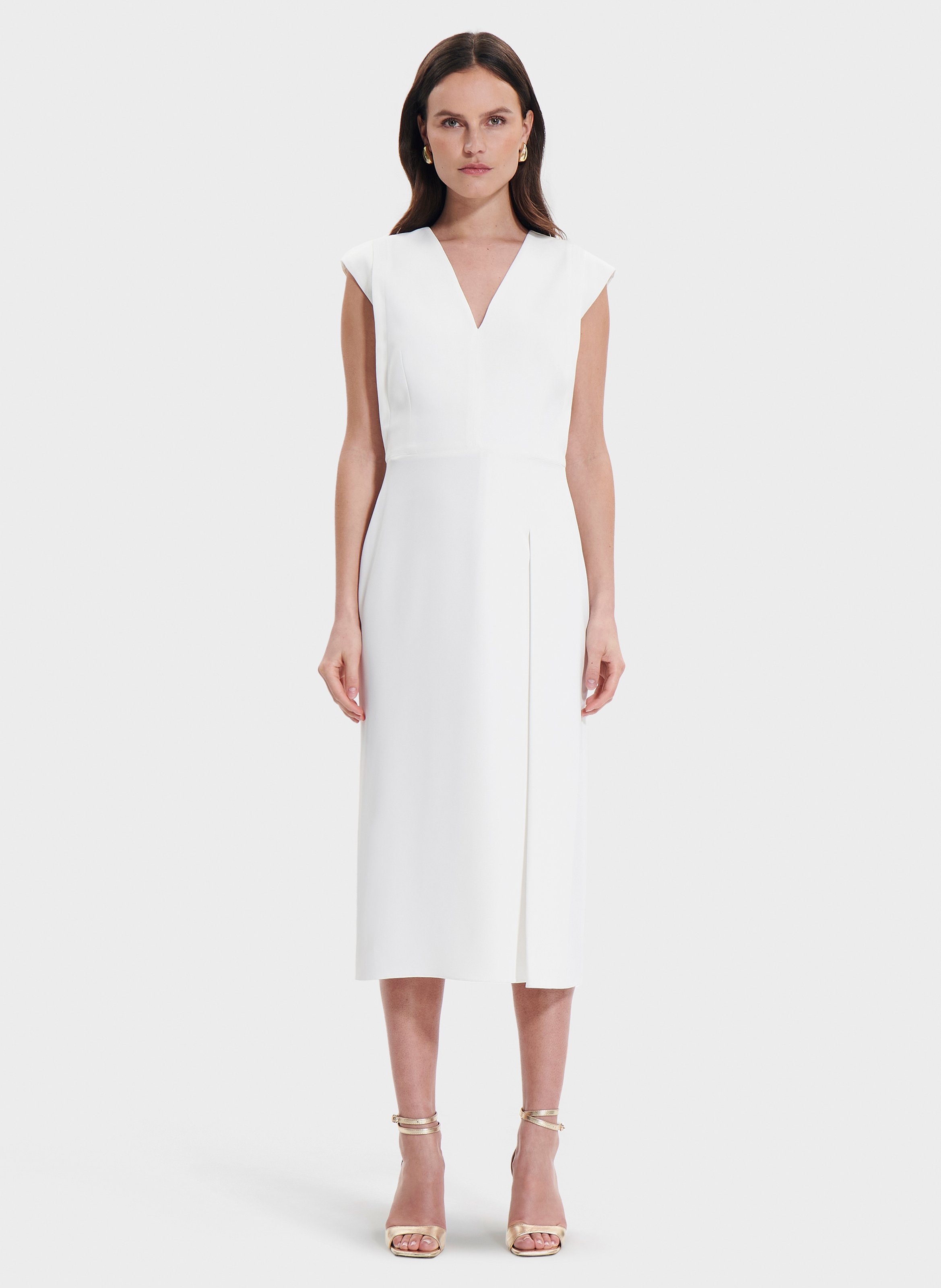 Robe cintrée blanche sale