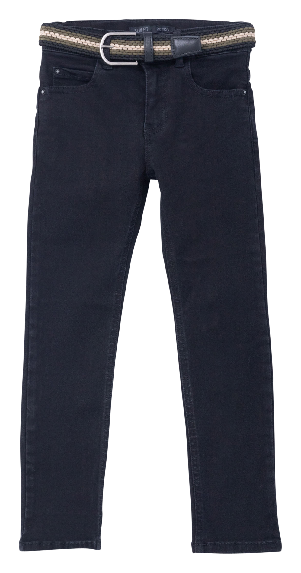 Gerade geschnittene Jeans aus Baumwoll-Mix IKKS JUNIOR Schwarz