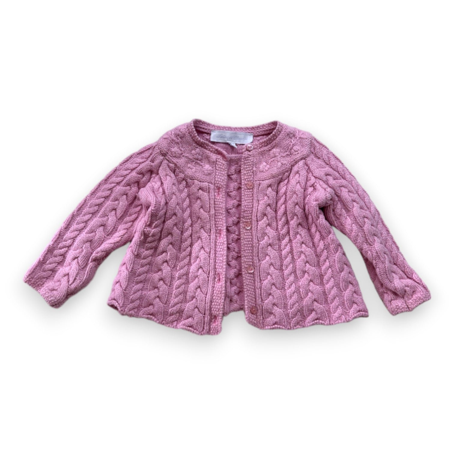 Pink baby cardigan - 18 months TARTINE ET CHOCOLAT - seconde-main Pink