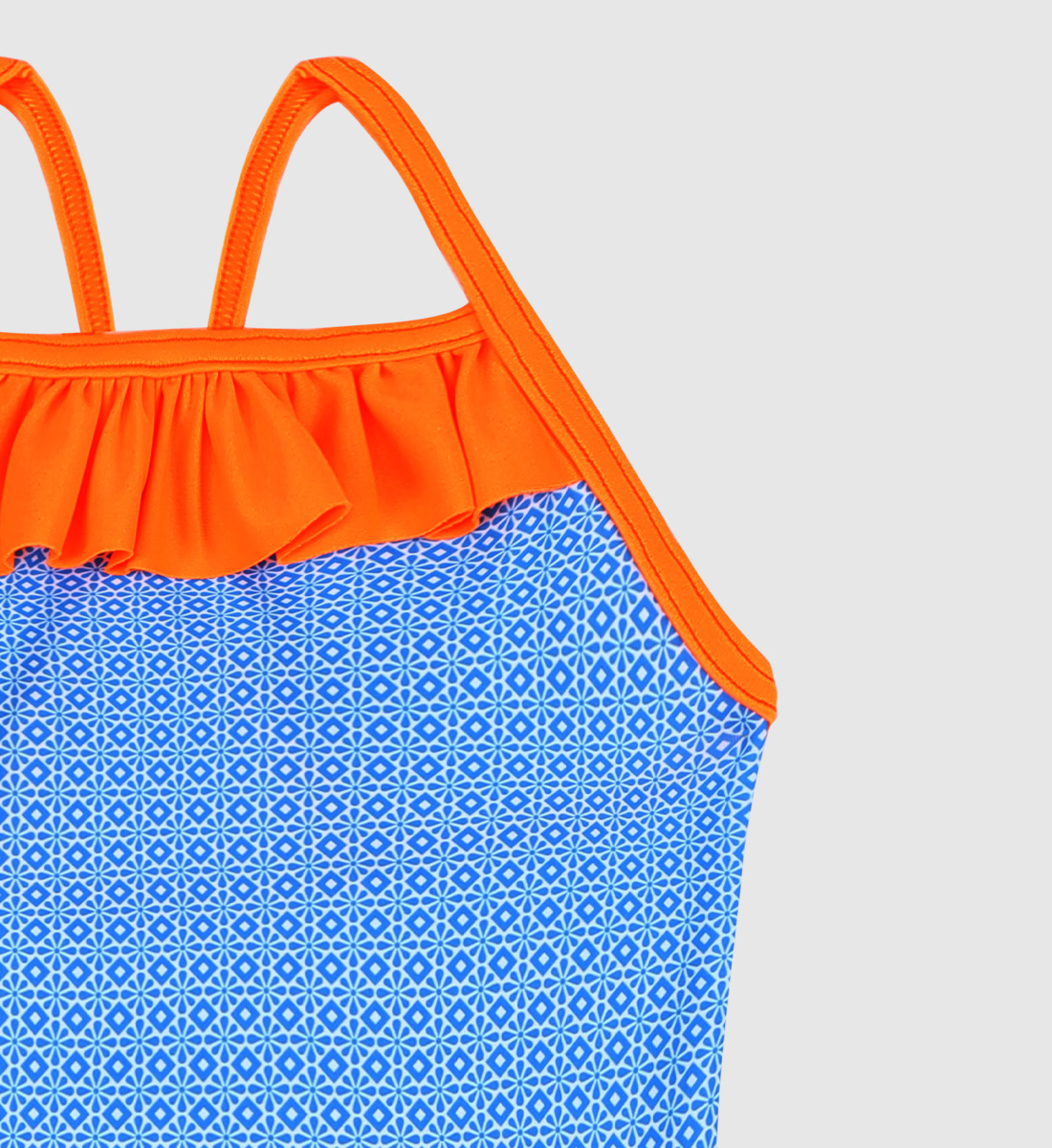 One-piece swimsuit - azulejos GILI'S Blue