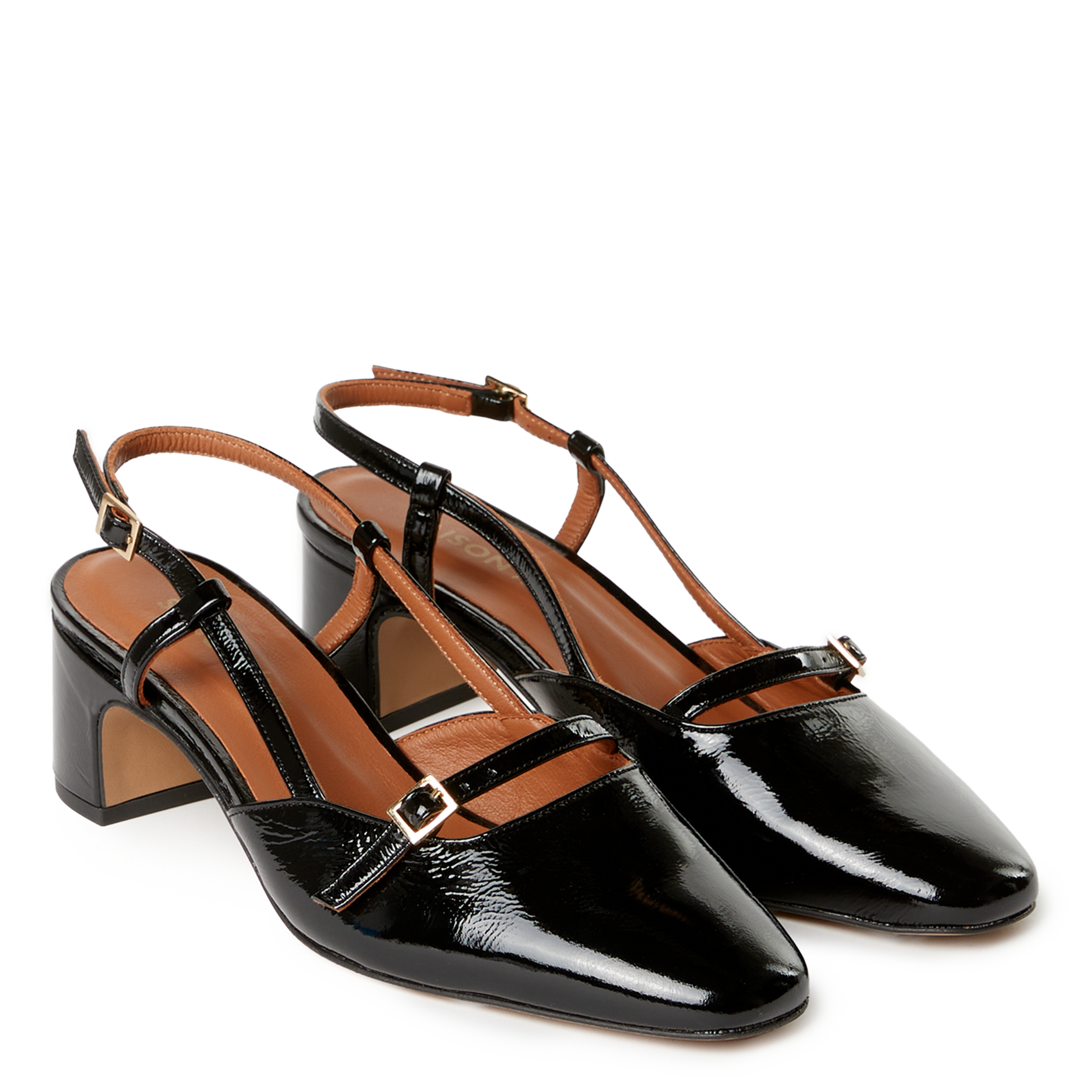 Patent high heels SAISON 1865 Black