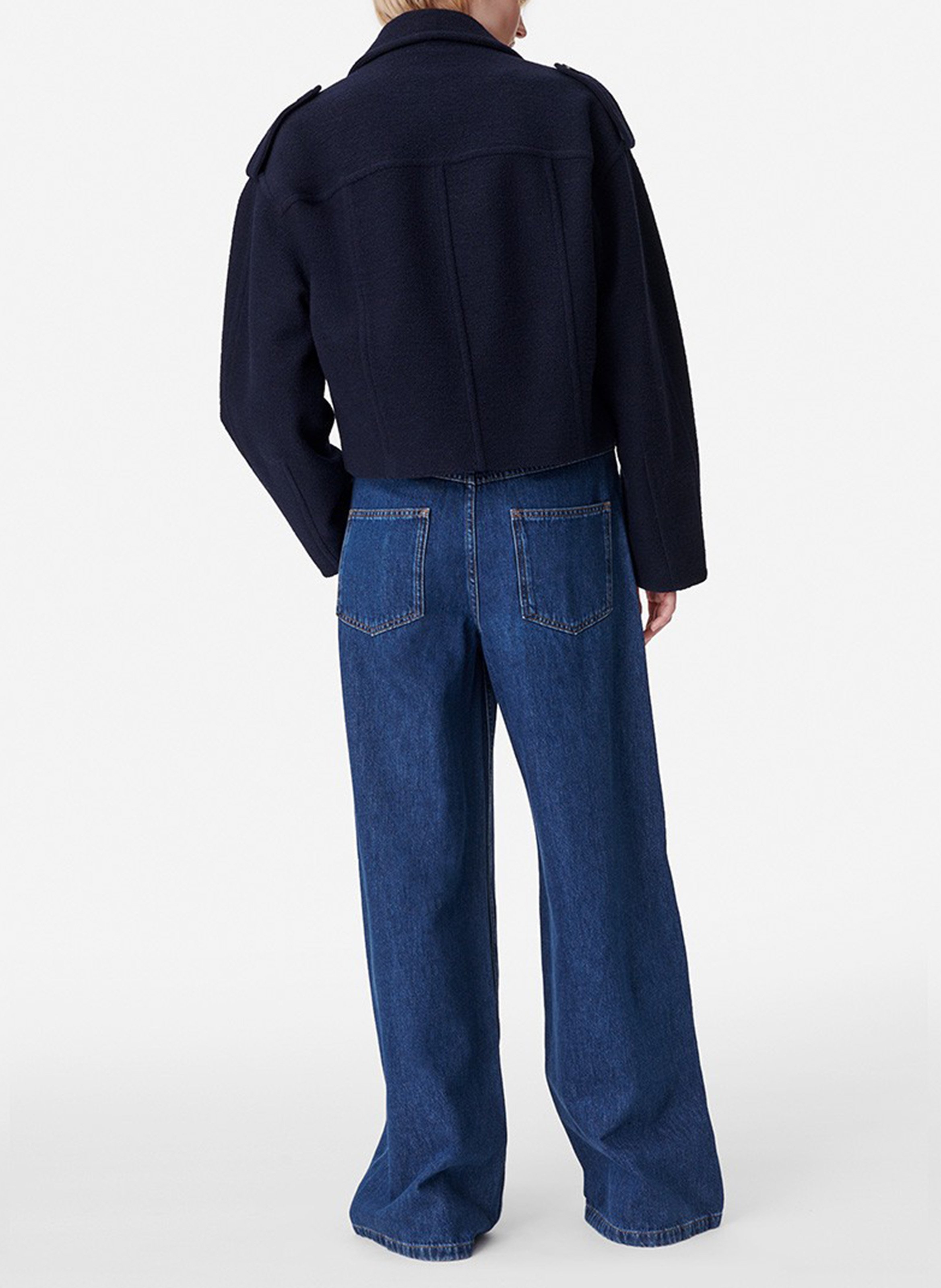 Korte jas | wolblend VANESSA BRUNO Blauw