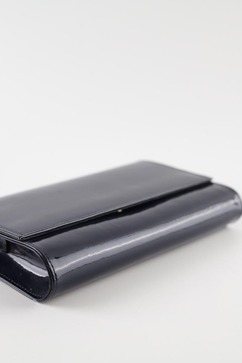 Patent leather shoulder bag LK BENNETT - Seconde Main Blue