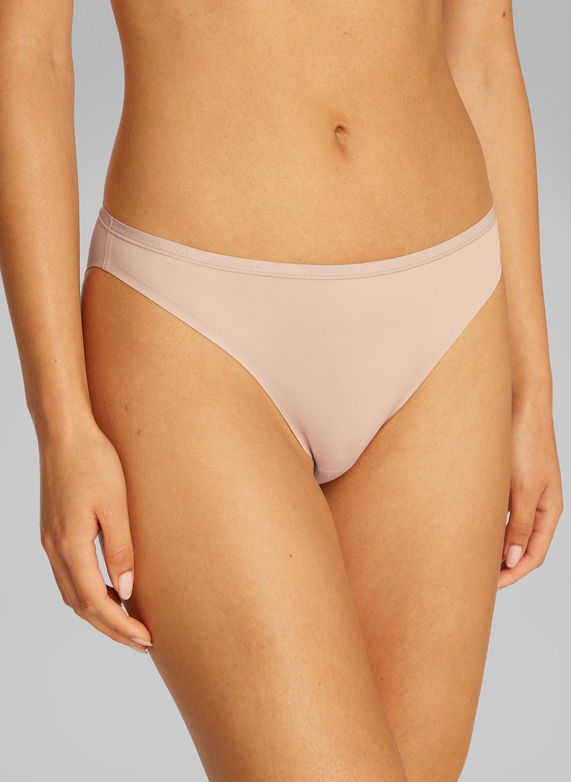 Culotte unie en jersey CALVIN KLEIN UNDERWEAR Marron