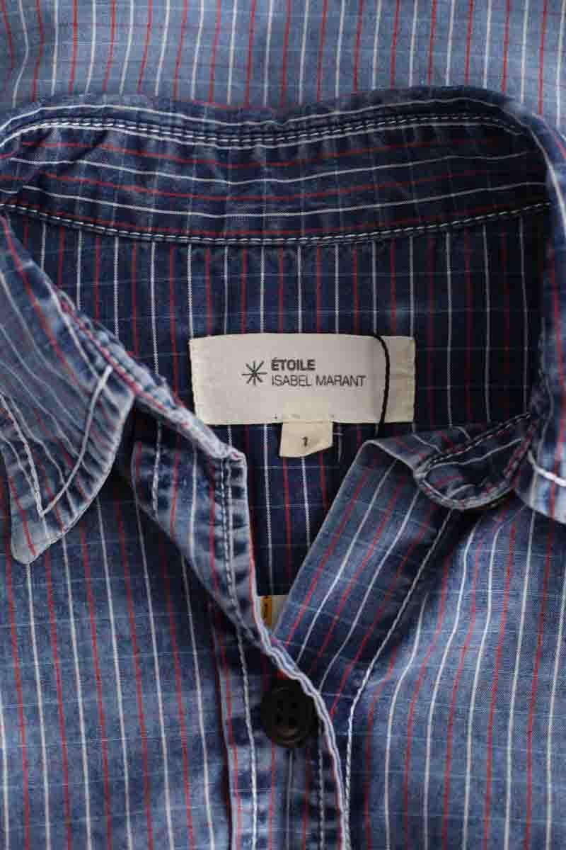 Chemise en coton ISABEL MARANT ÉTOILE - SECONDE MAIN Bleu