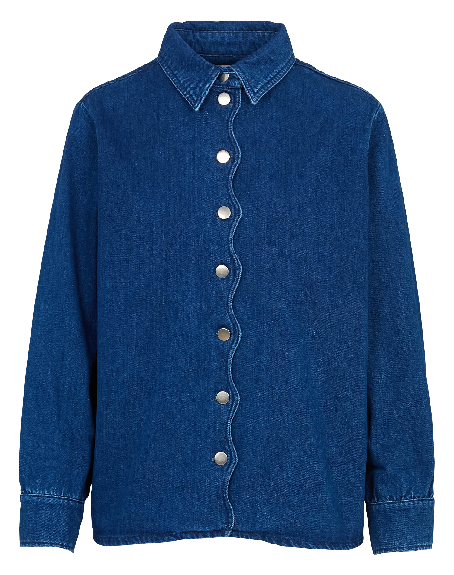 Colonel plain shirt ELISE CHALMIN Blue