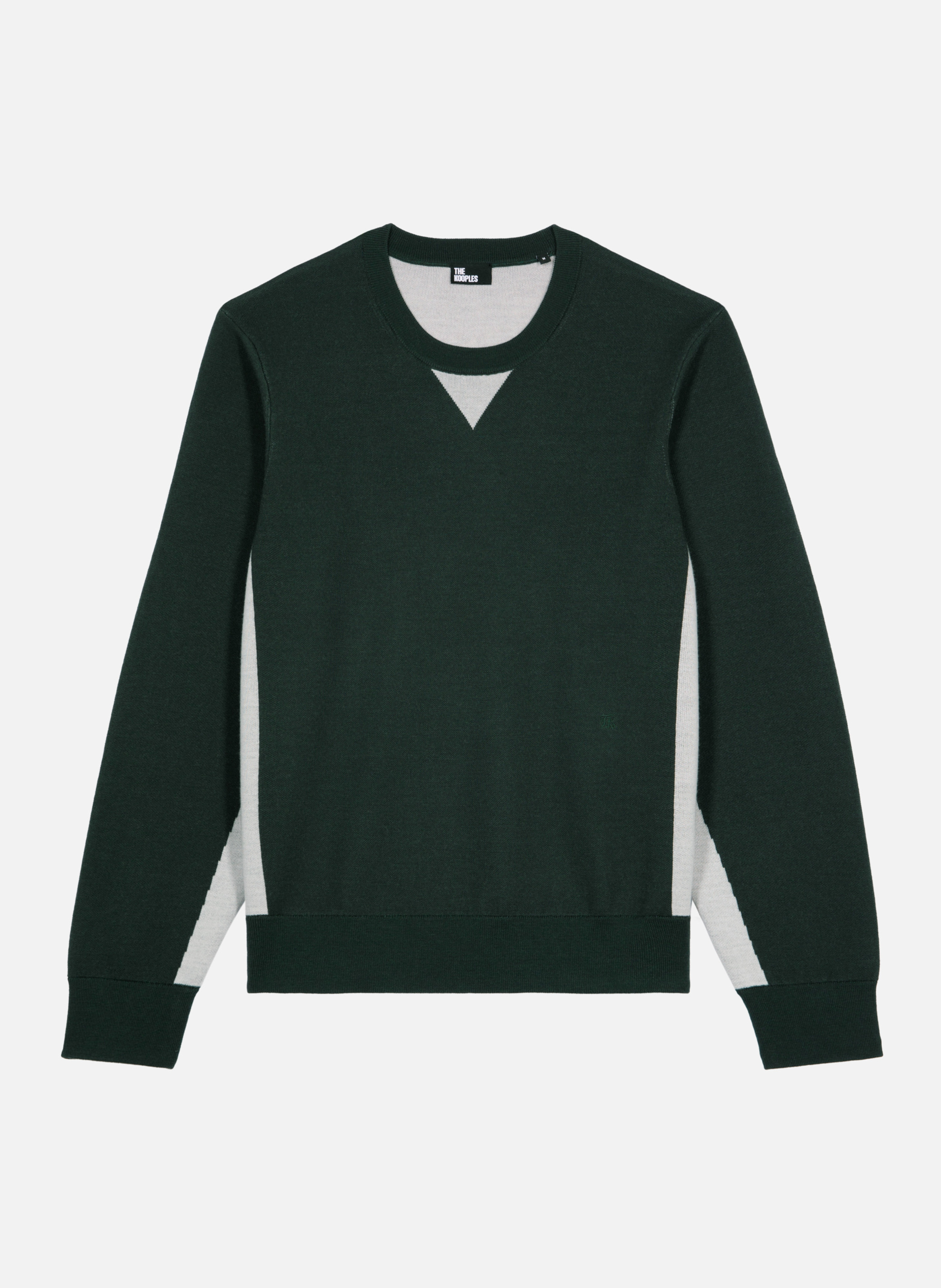 Sweater with color contrasts THE KOOPLES Grey